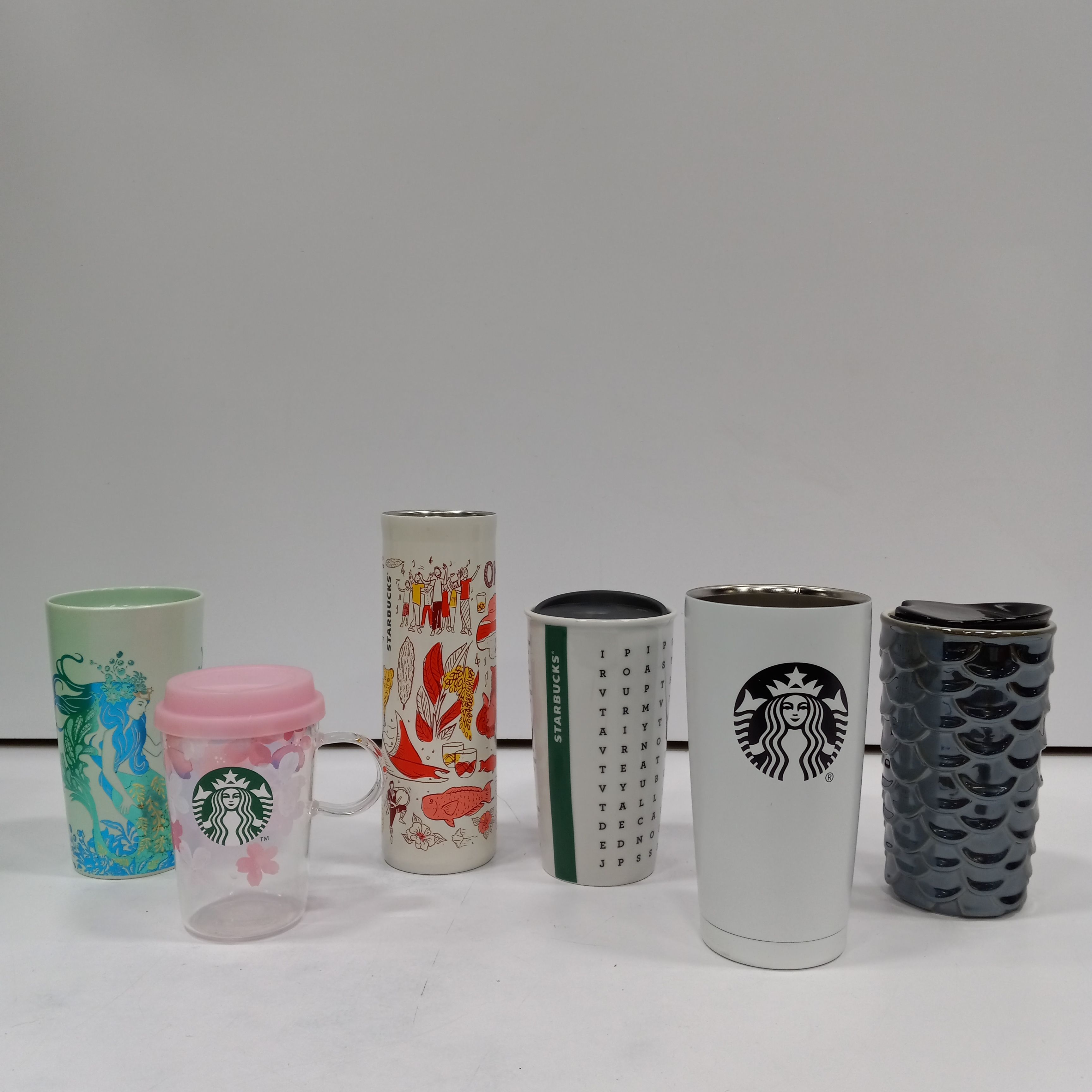Buy the Bundle of 6 Assorted Starbucks Coffee Mugs