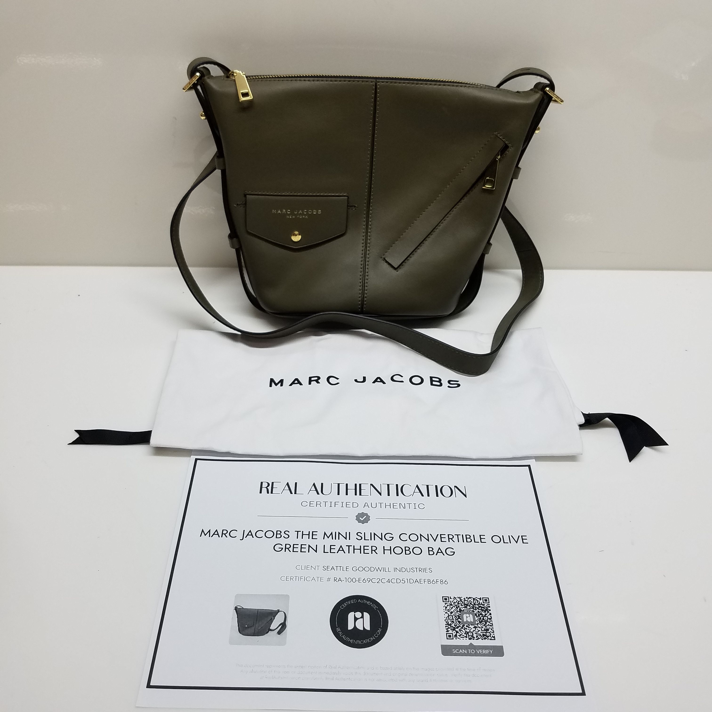 Olive green best sale marc jacobs bag