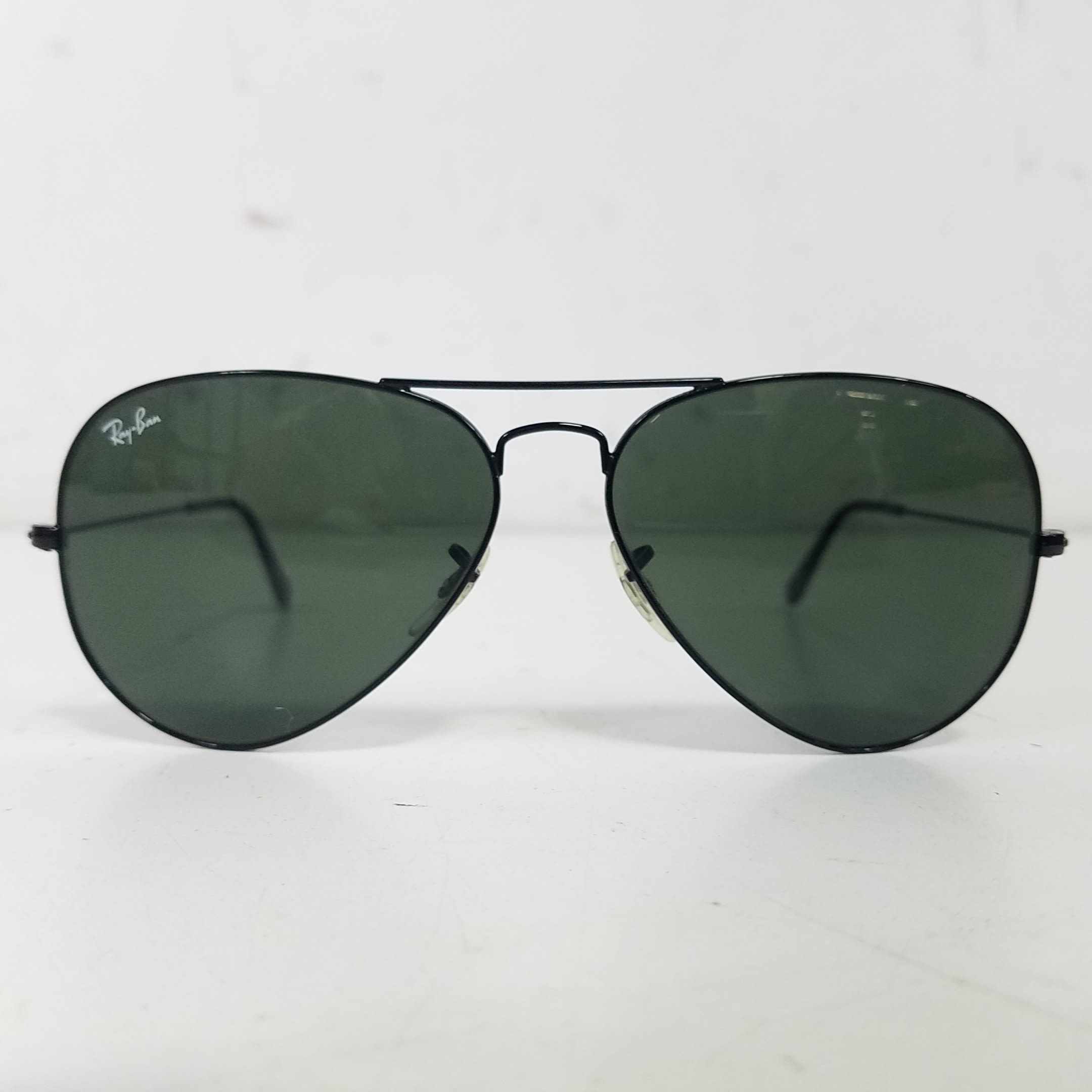 Buy the Ray-Ban Black Aviator Metal Sunglasses | GoodwillFinds