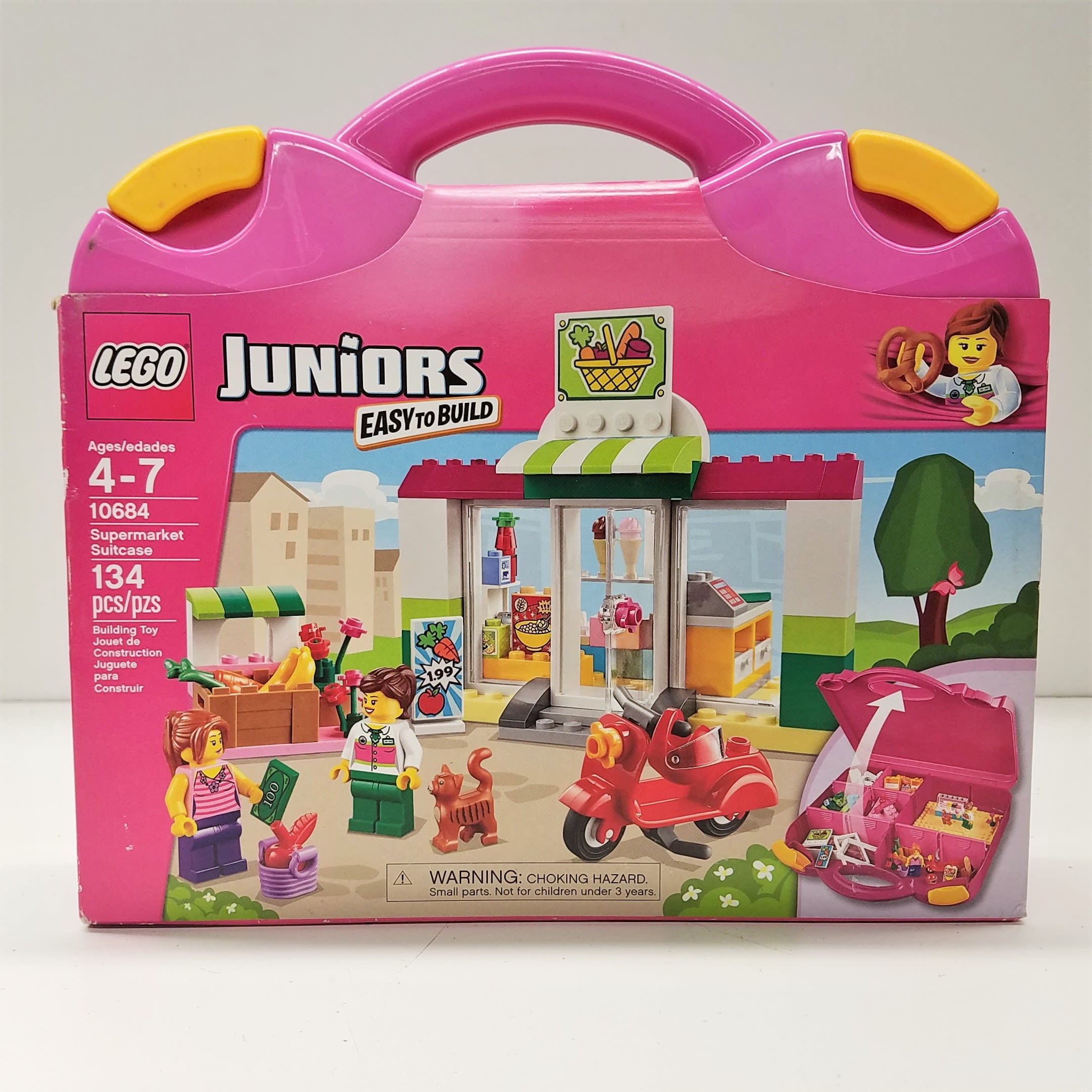 Buy the LEGO Juniors: Supermarket Suitcase (10684) | GoodwillFinds