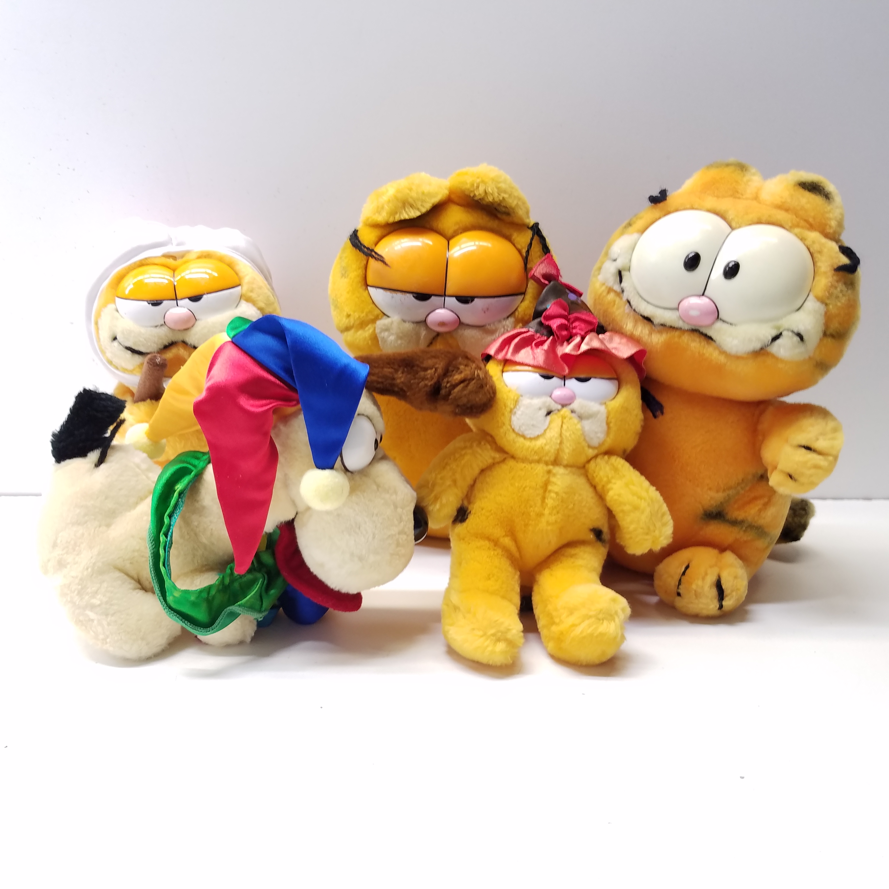 Buy the Garfield Vintage Plush Assorted Lot | GoodwillFinds