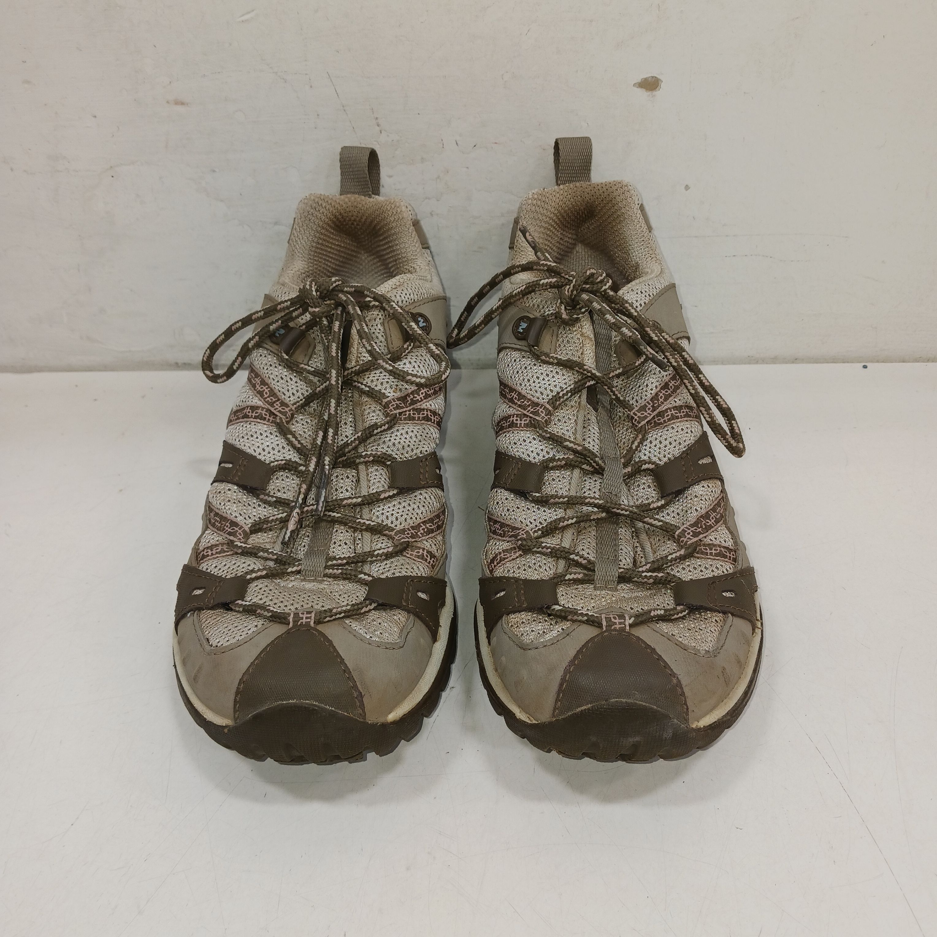 Buy the Merrell Q Foam Brown Athletic Hiking Sneakers Size 10 ...