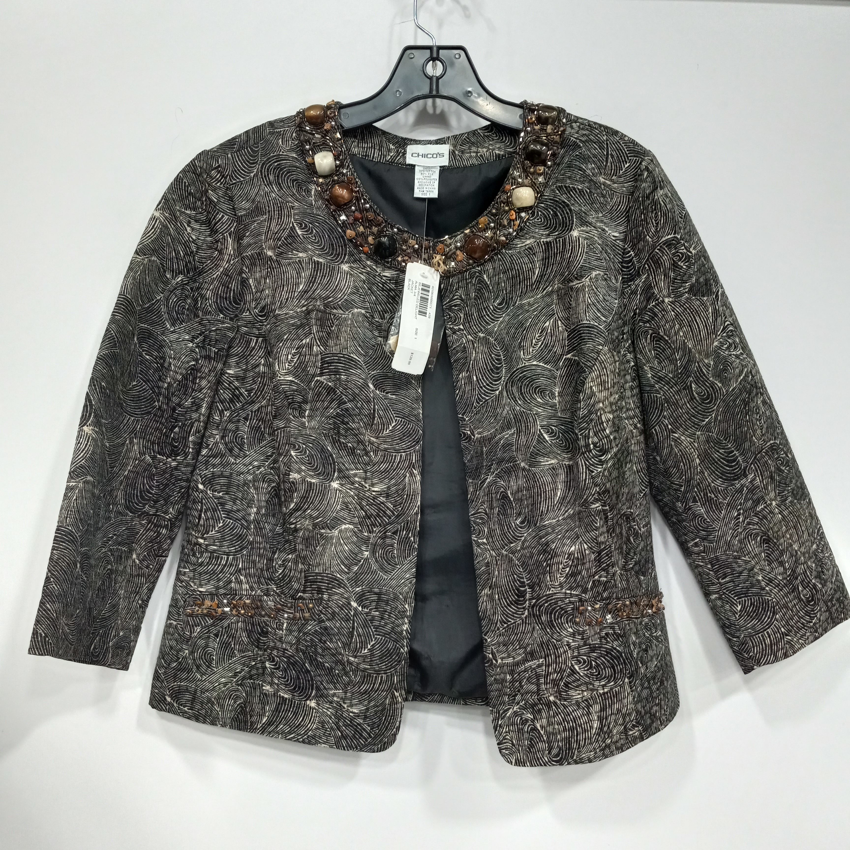 Chicos sequin outlet jacket