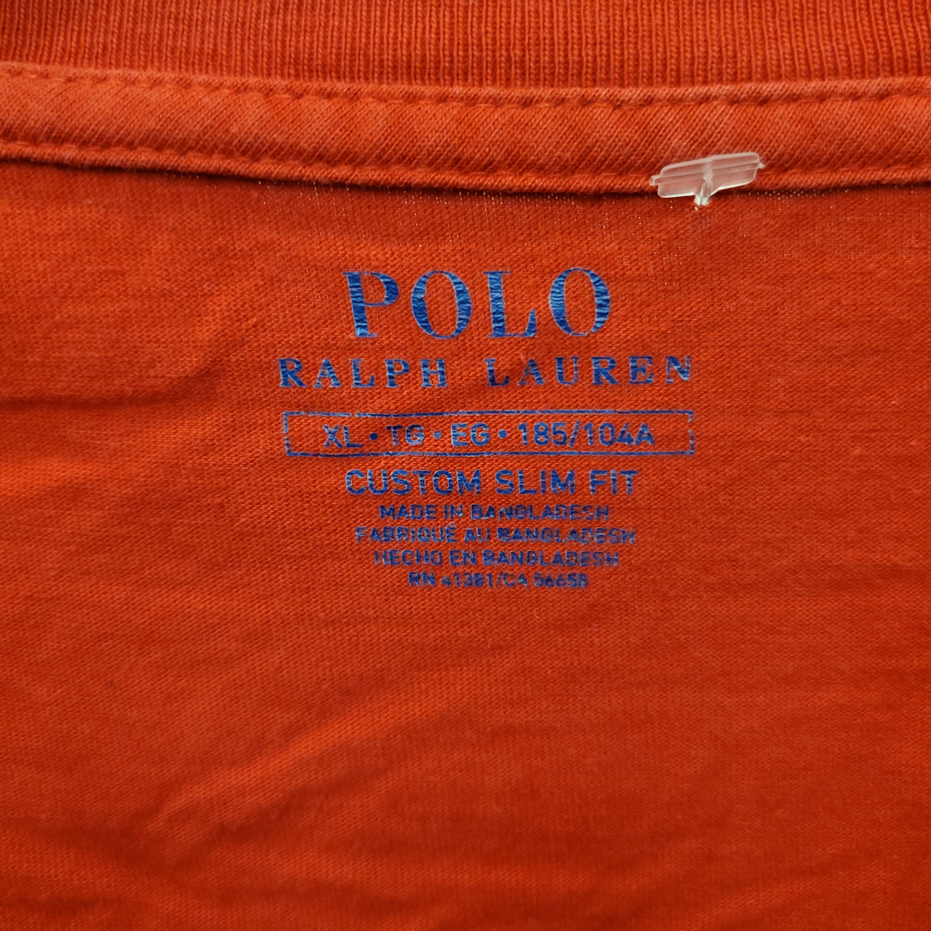 Buy the Polo Ralph Lauren Men Red T Shirt XL | GoodwillFinds