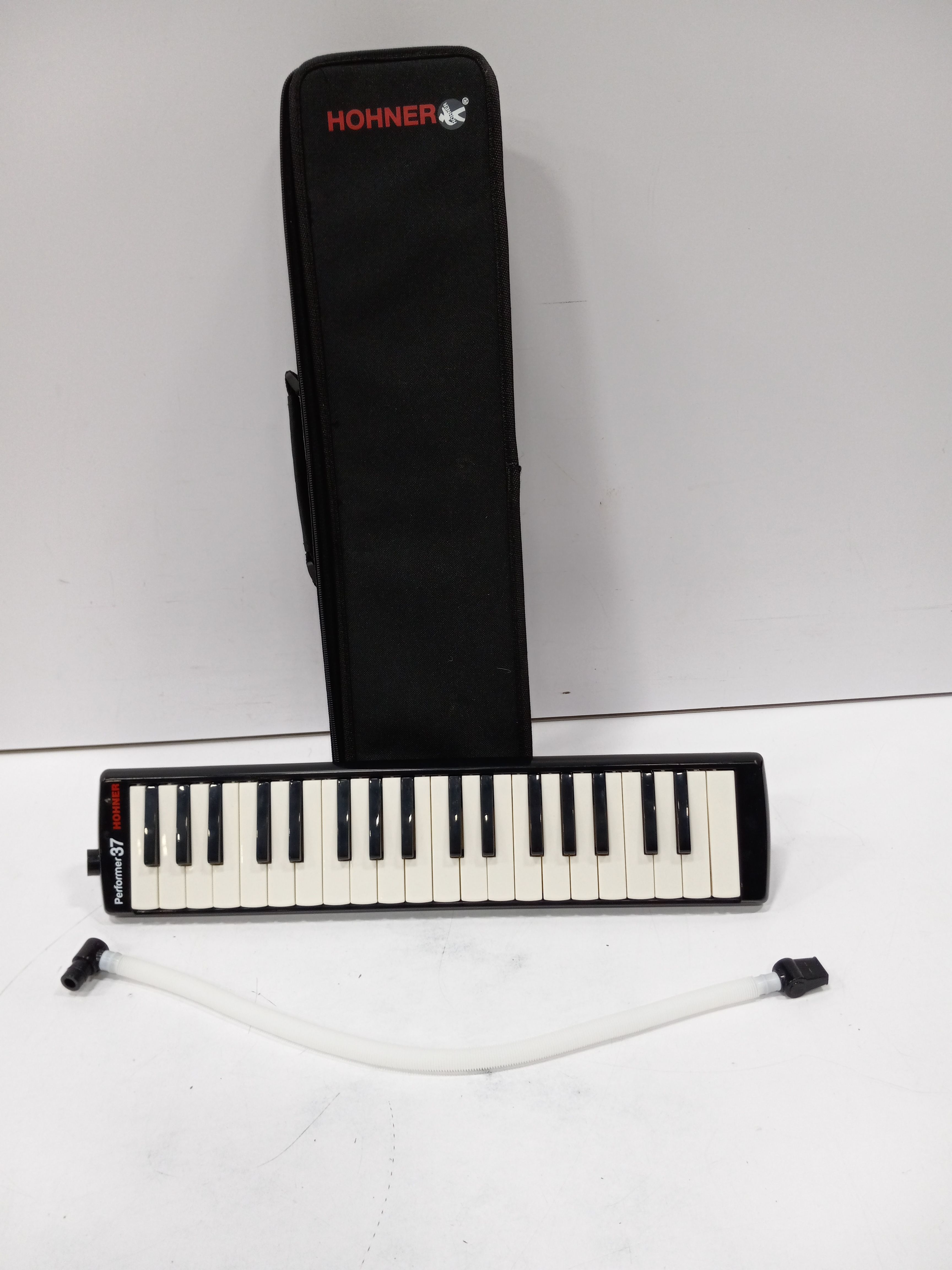 Buy the Black Hohner Performer 37 Key Melodica Keyboard In Case