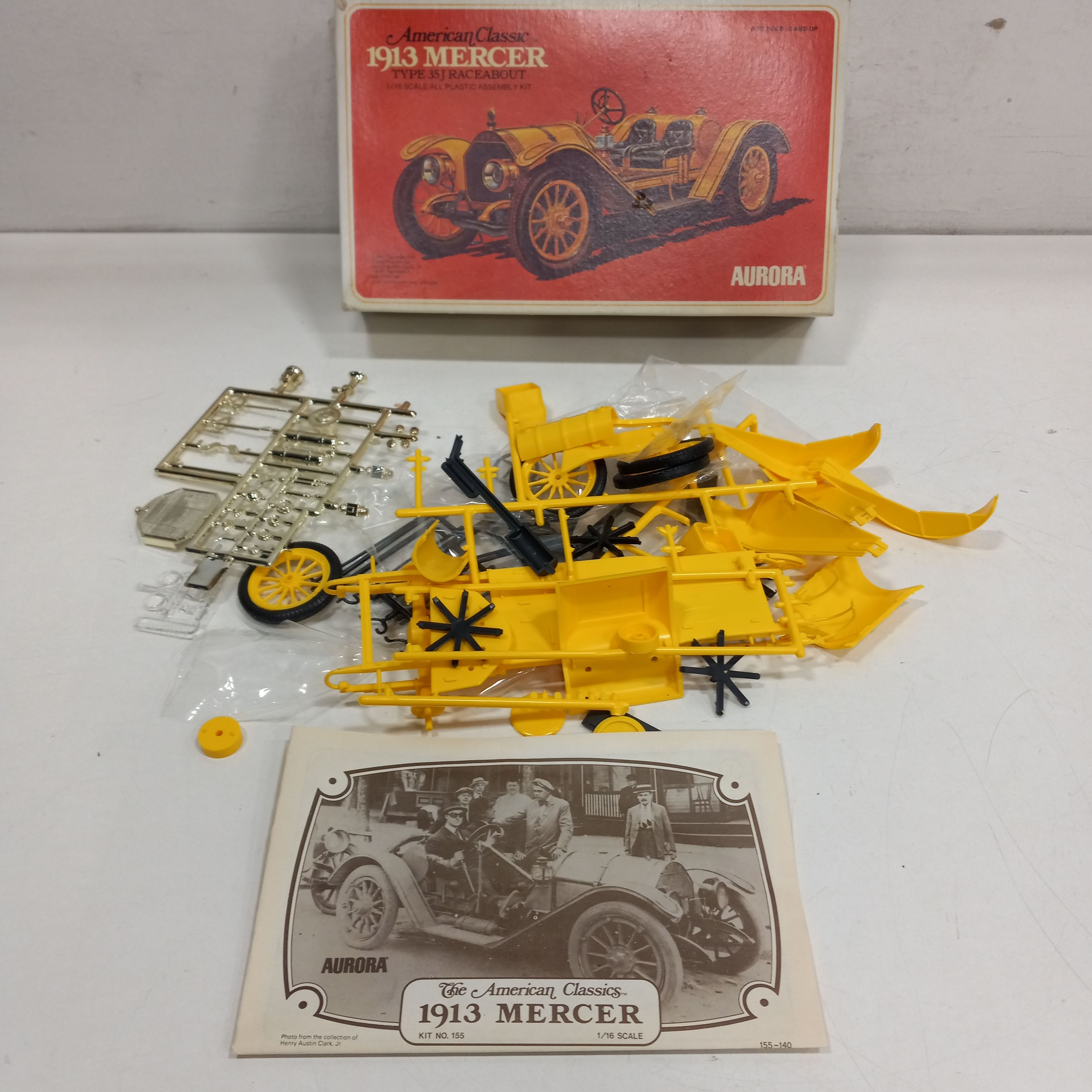 Buy the American Classics 1913 Mercer Type 35 J Raceabout 1/16 Scale Kit |  GoodwillFinds