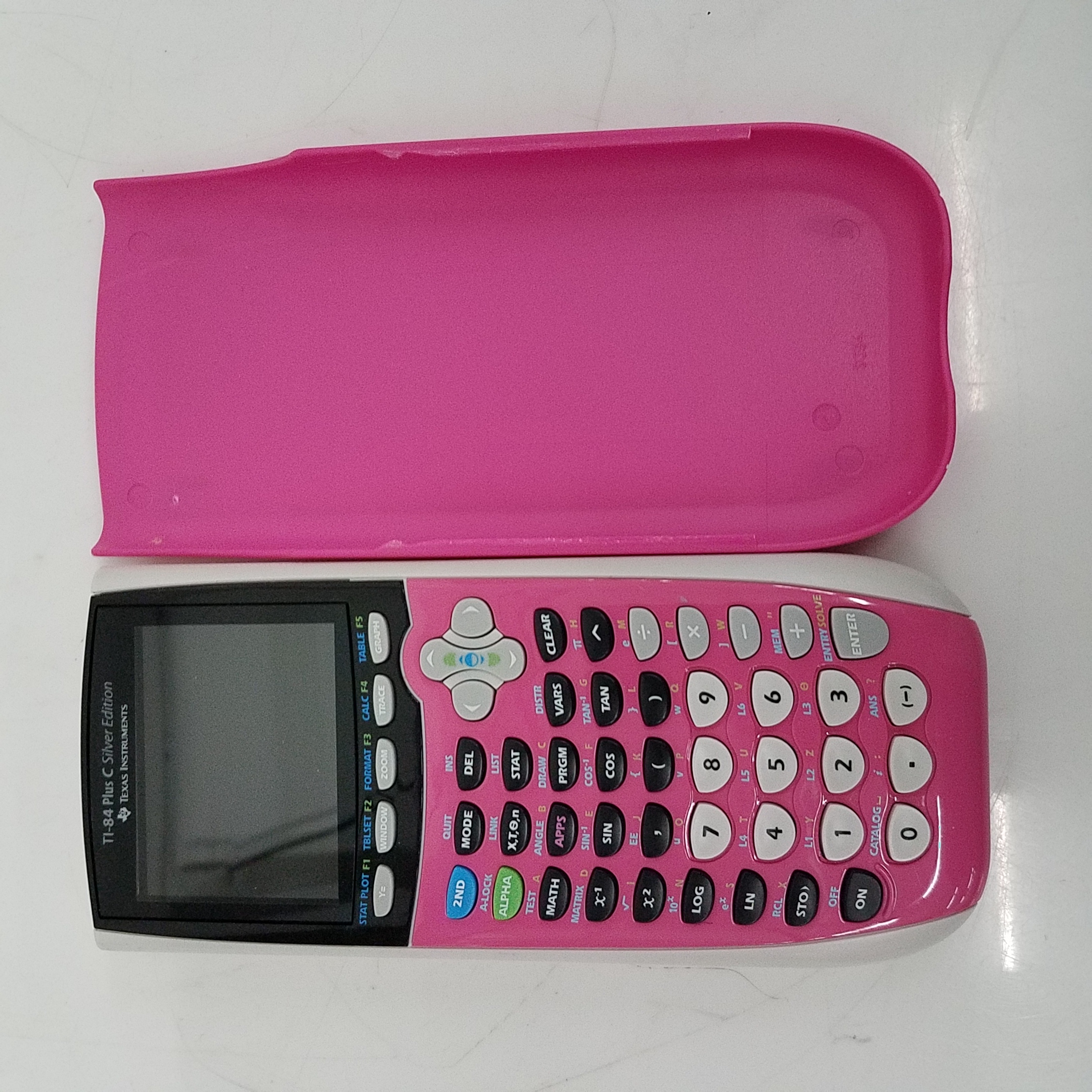 pink graphing calculator