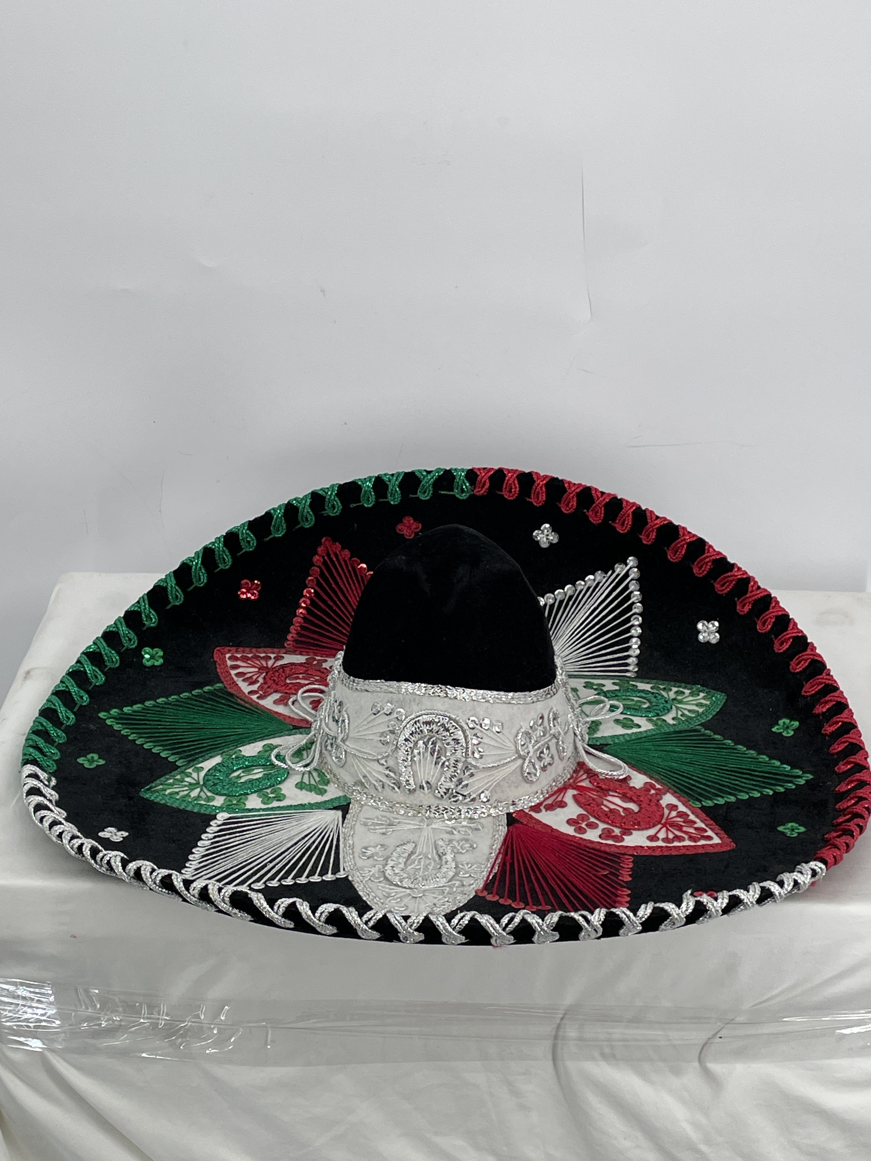 Buy the Pigalle Mexico Flag Colored Border Merchant Mariachi Hat E ...