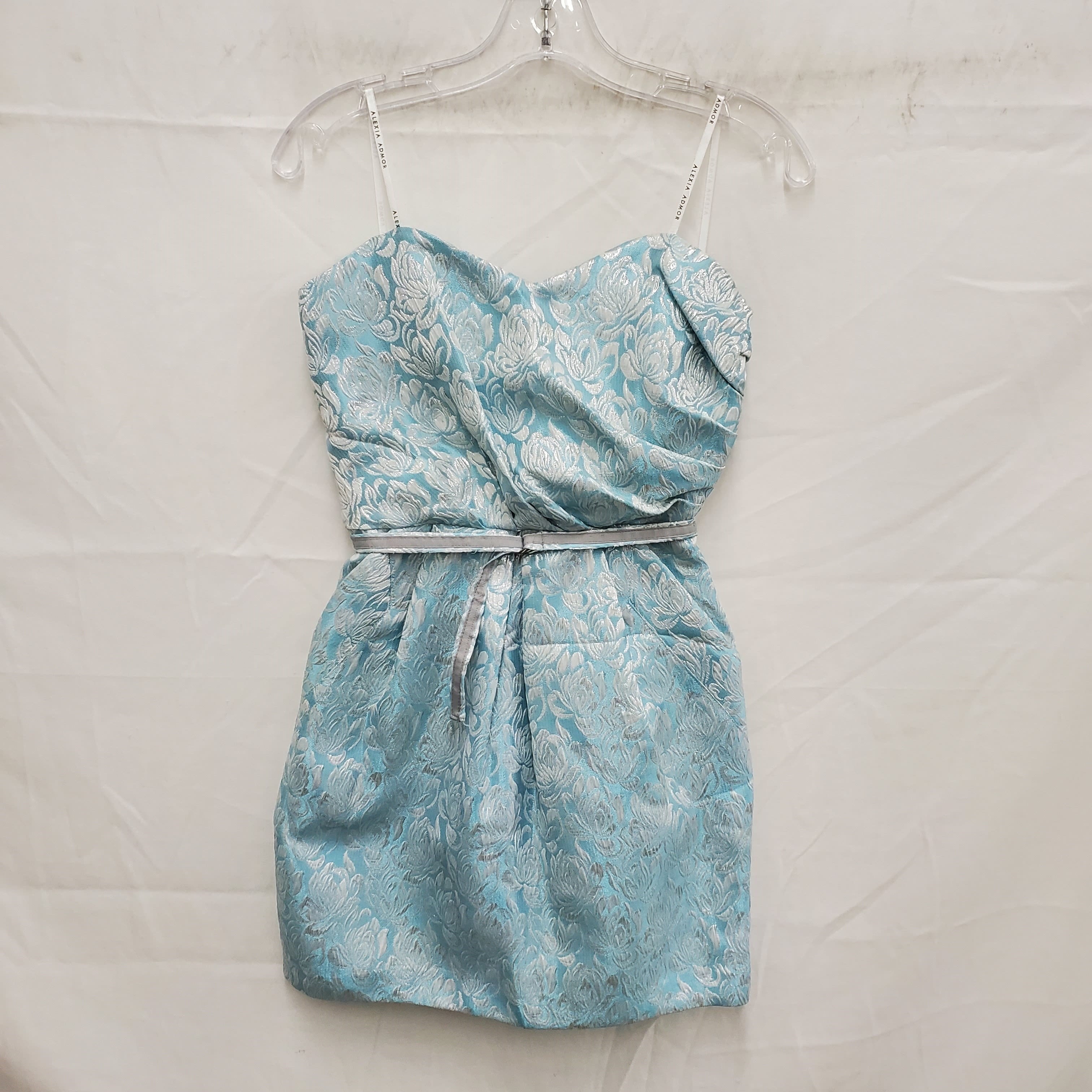 Buy the NWT Alexia Admor WM's Strapless Kimchi Blue Floral Mini ...