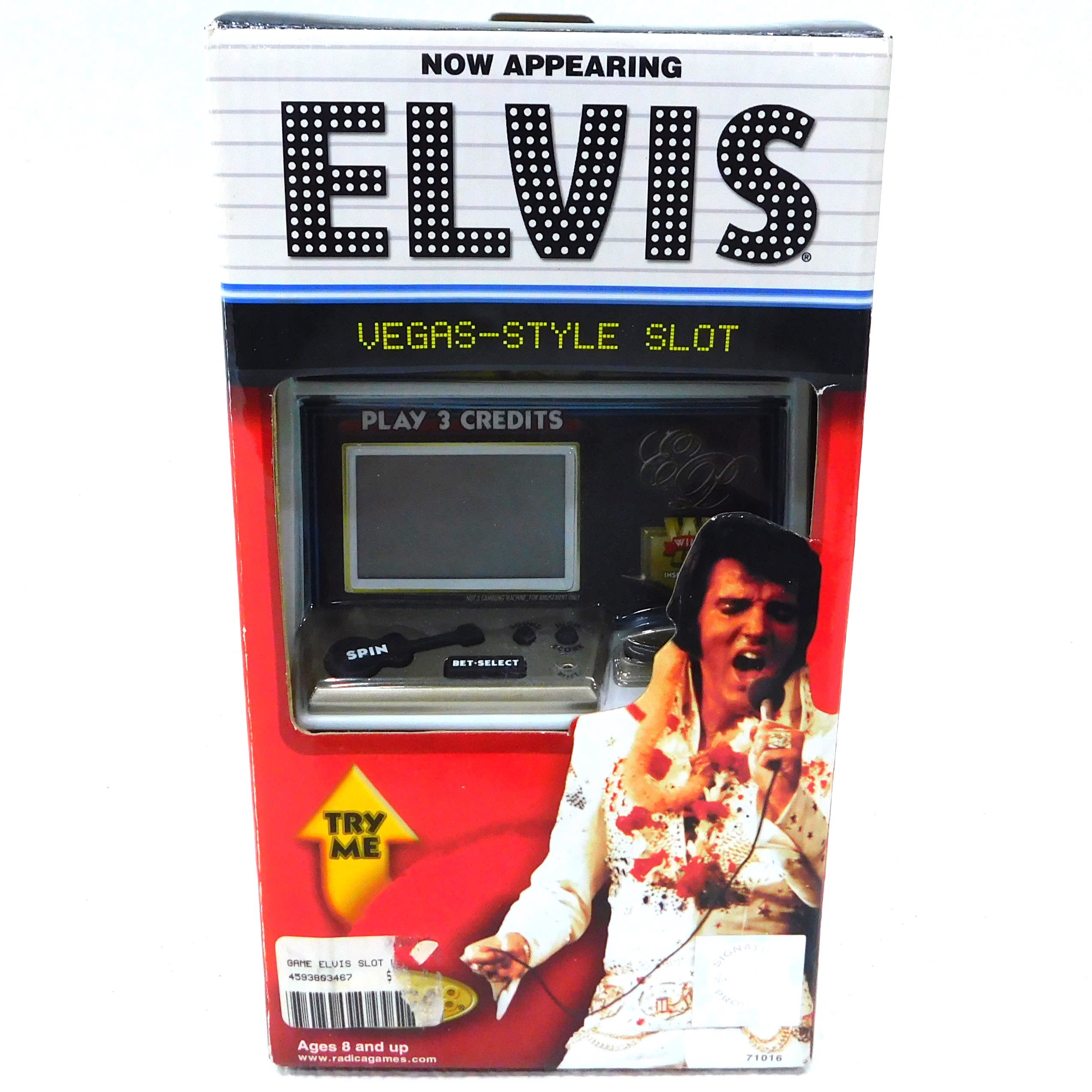 Buy the Radica Elvis Presley Vegas Style Slot Machine | GoodwillFinds