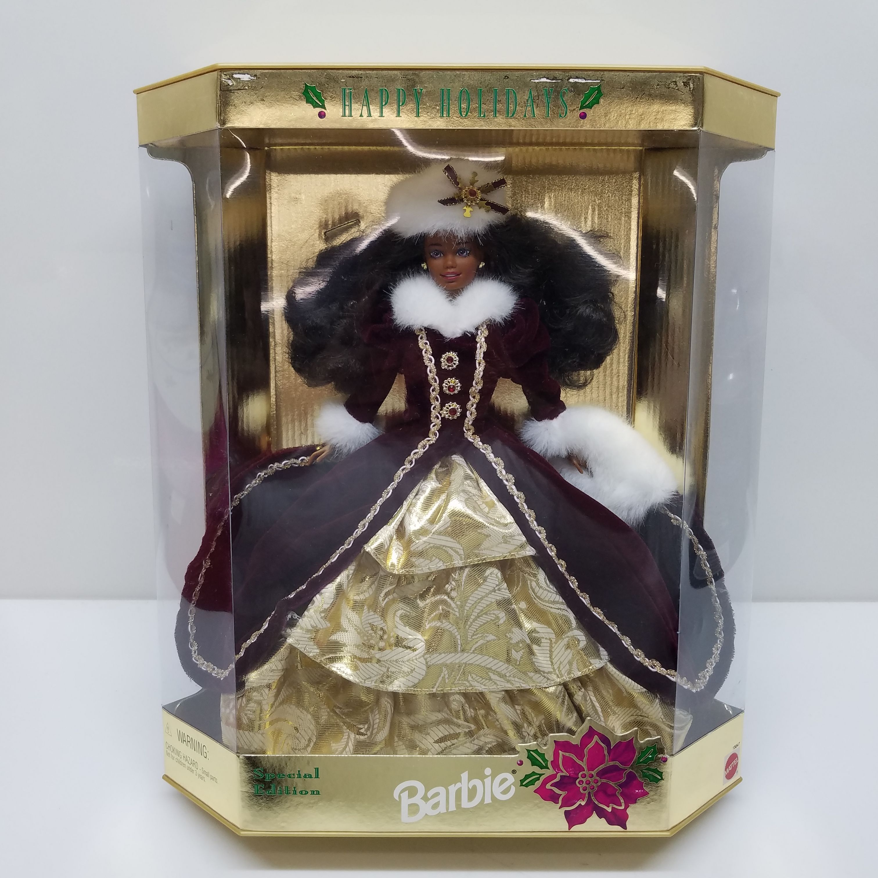 1996 African American Happy Holidays Barbie