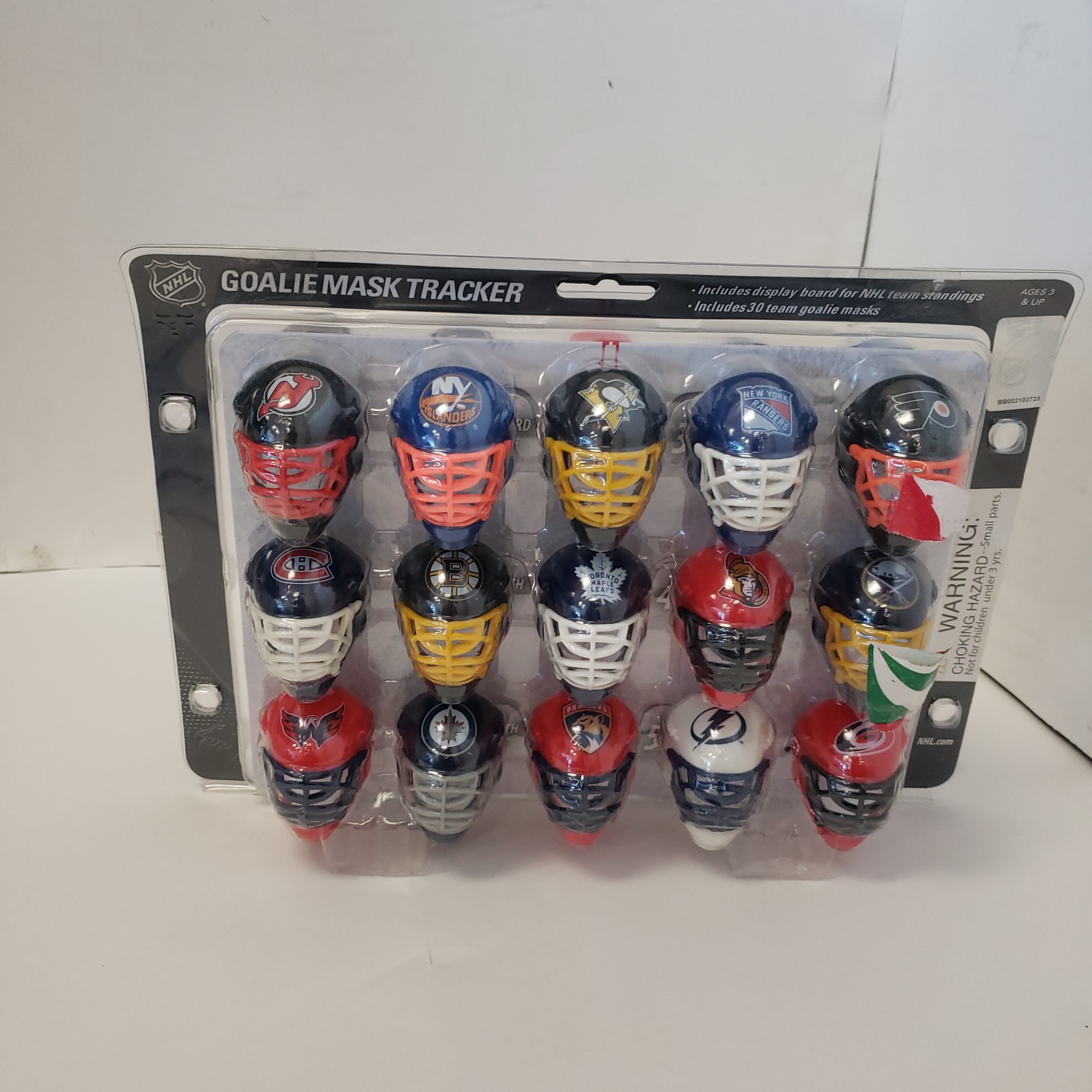 NHL Goalie Helmet Tracker