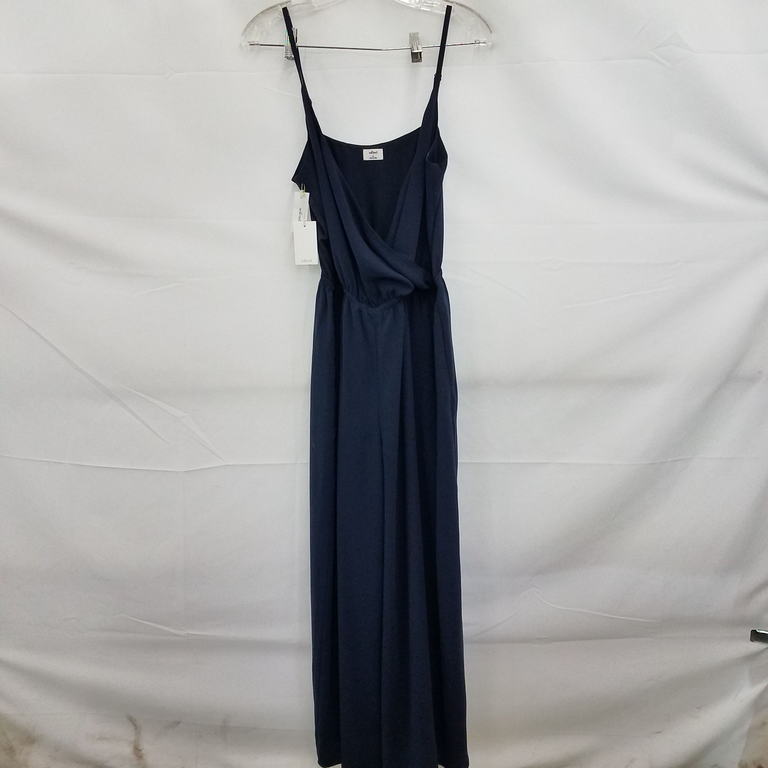 Buy the Wilfred Navy Blue Melodie Jumpsuit NWT Size Medium