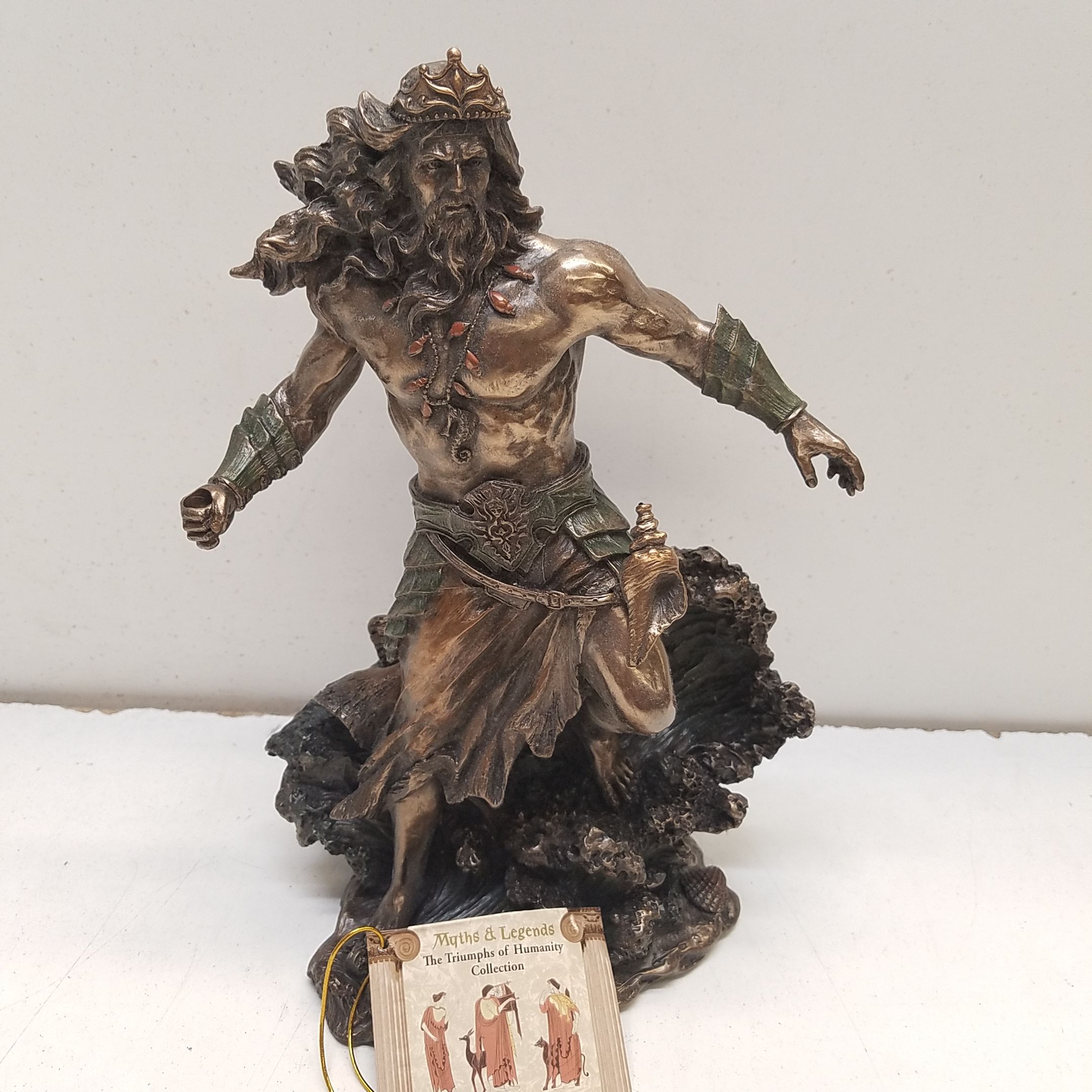 Buy the Veronese Design 10 Inch Tall Poseidon Greek God of The Sea ...