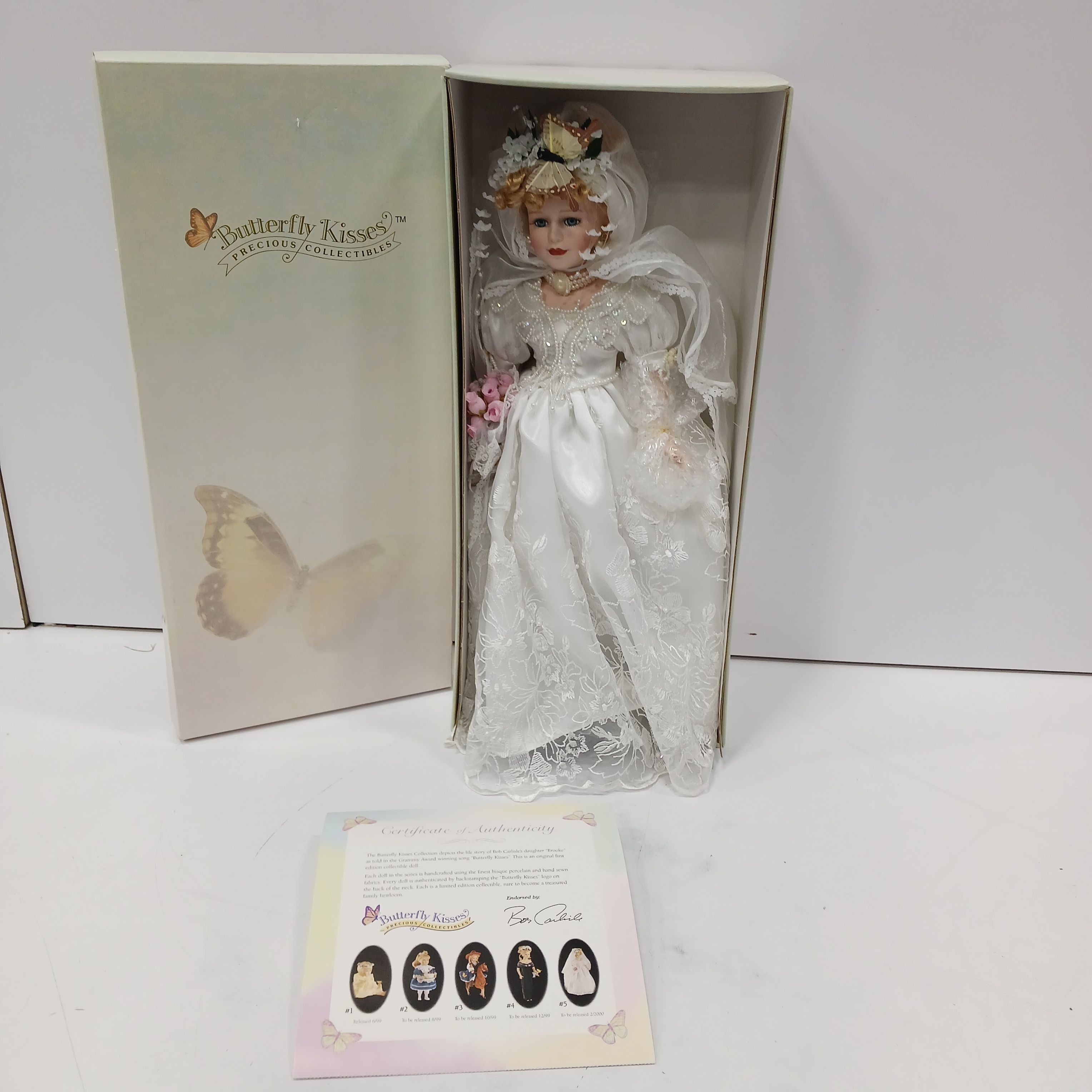 Butterfly kisses hot sale porcelain dolls