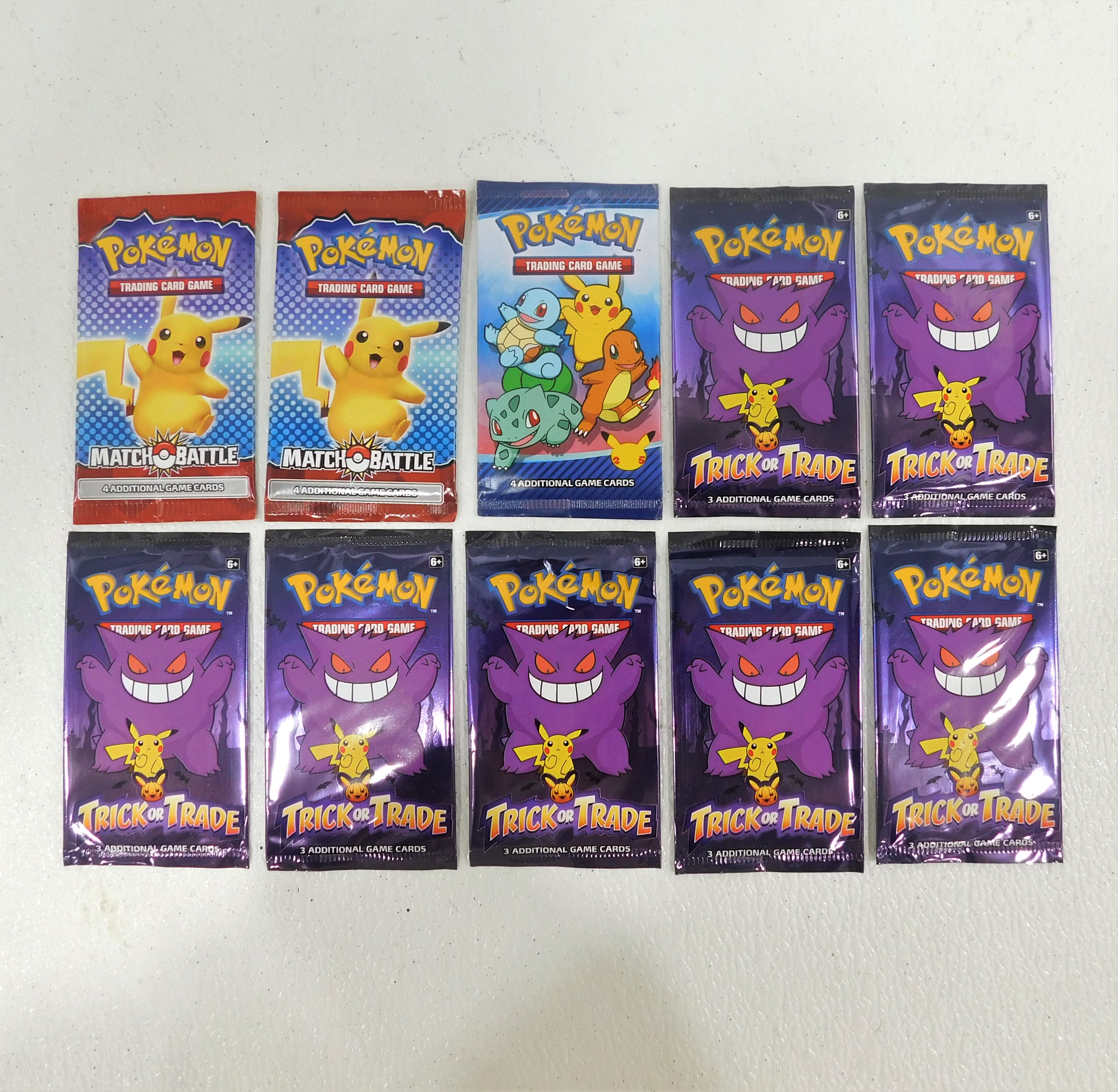 Buy the Pokemon 10 Pack Booster Lot 2 Match Battle 1 Celebrations & 7 ...