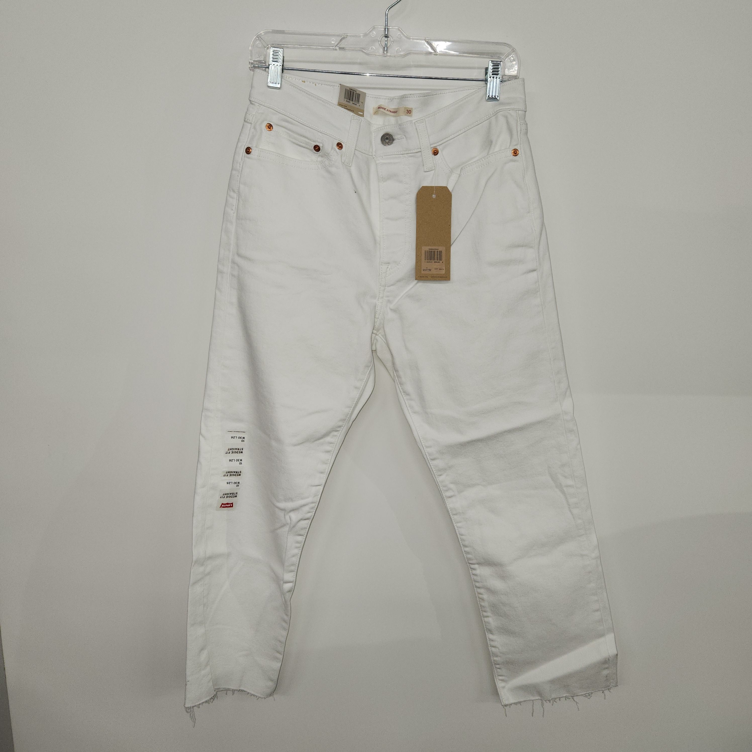 White wedgie outlet jeans