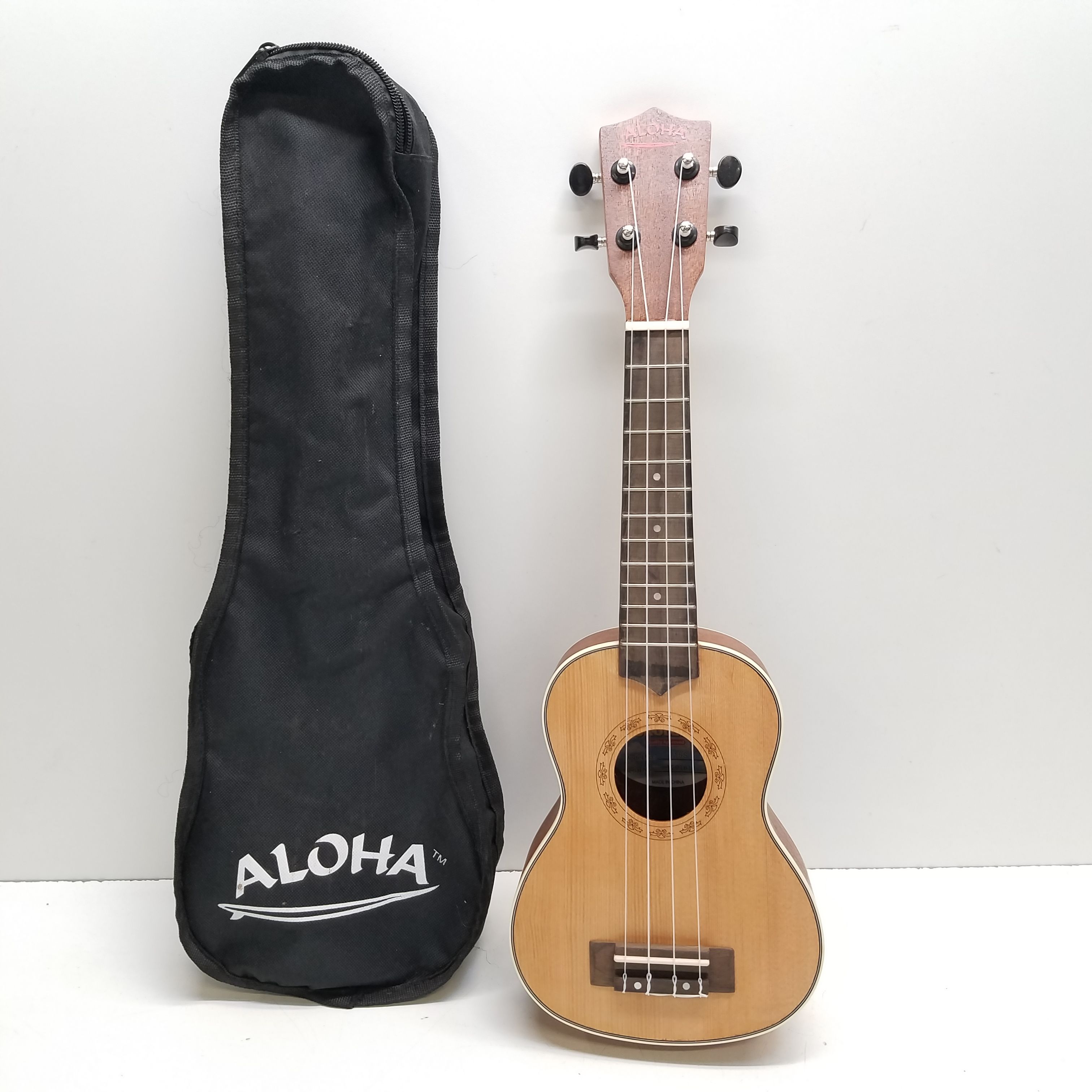 Buy the Aloha Ukulele with Soft Case | GoodwillFinds