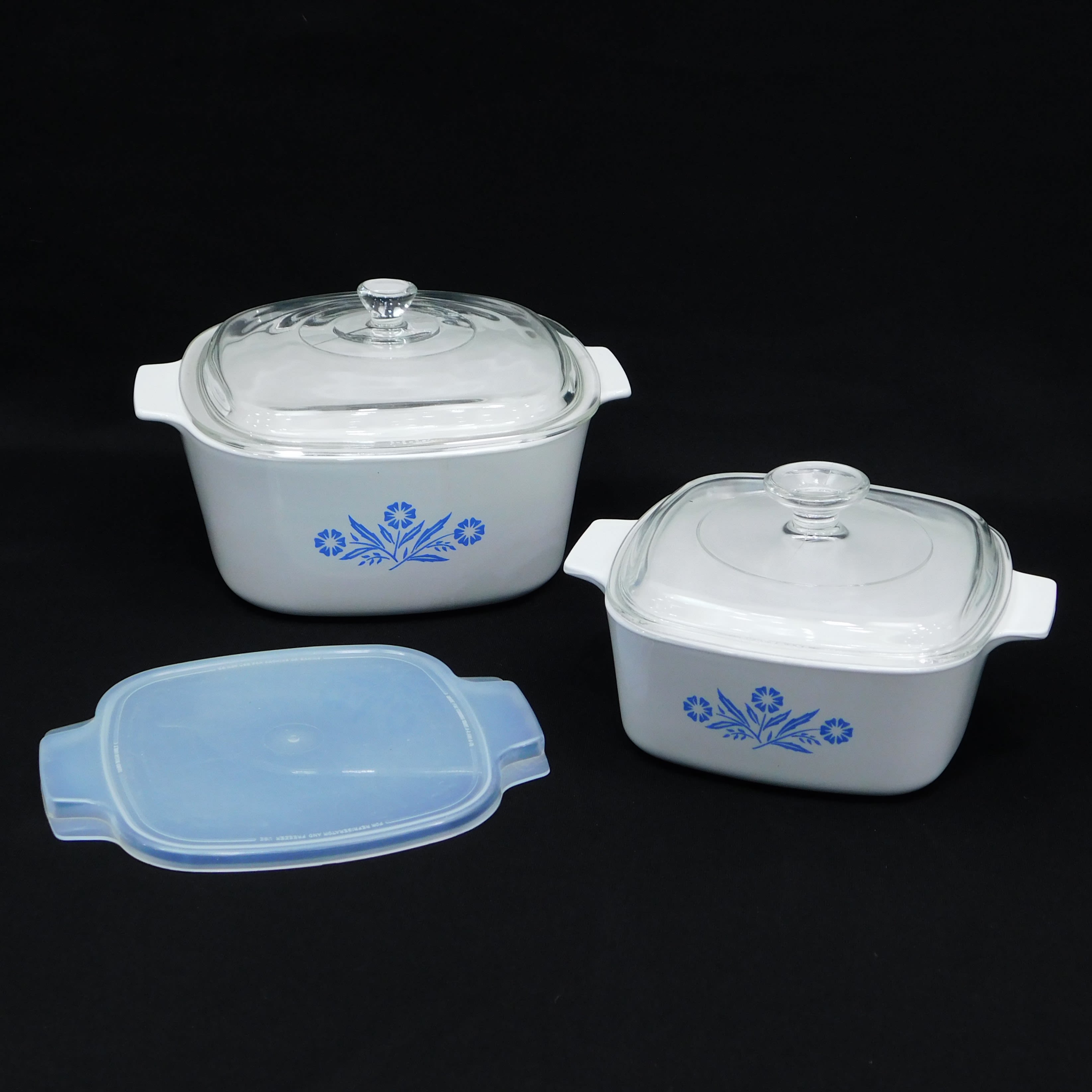 CORNING WARE Blue Cornflower 3 Qt casserole dish