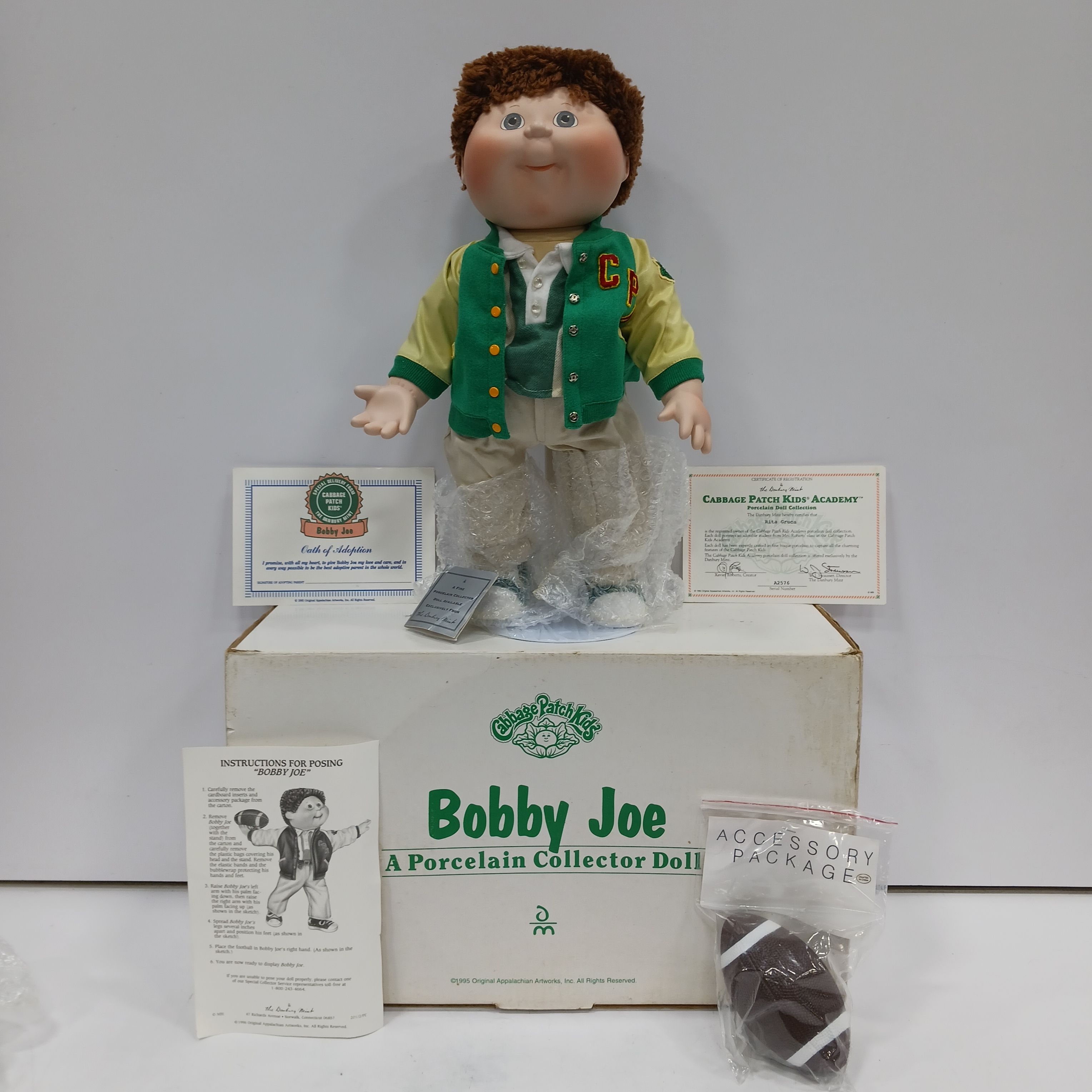 danbury mint porcelain cabbage patch dolls