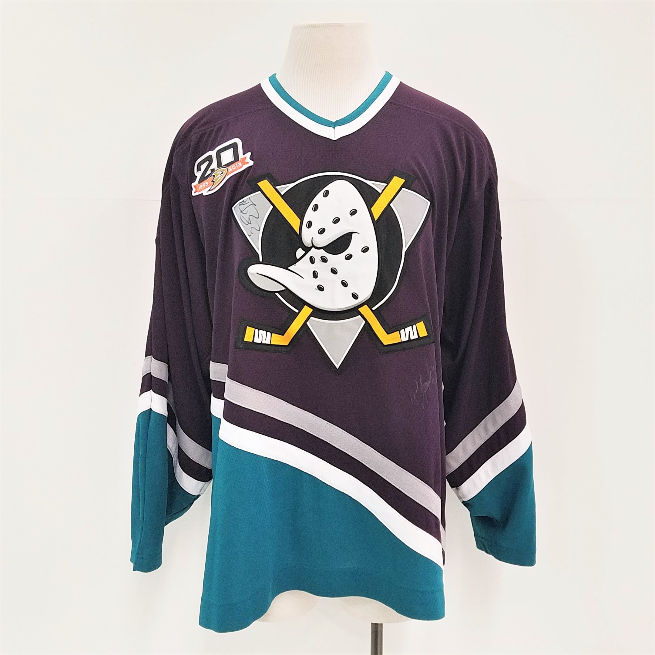 Authentic Vintage CCM NHL Anaheim Mighty Ducks Hockey Jersey