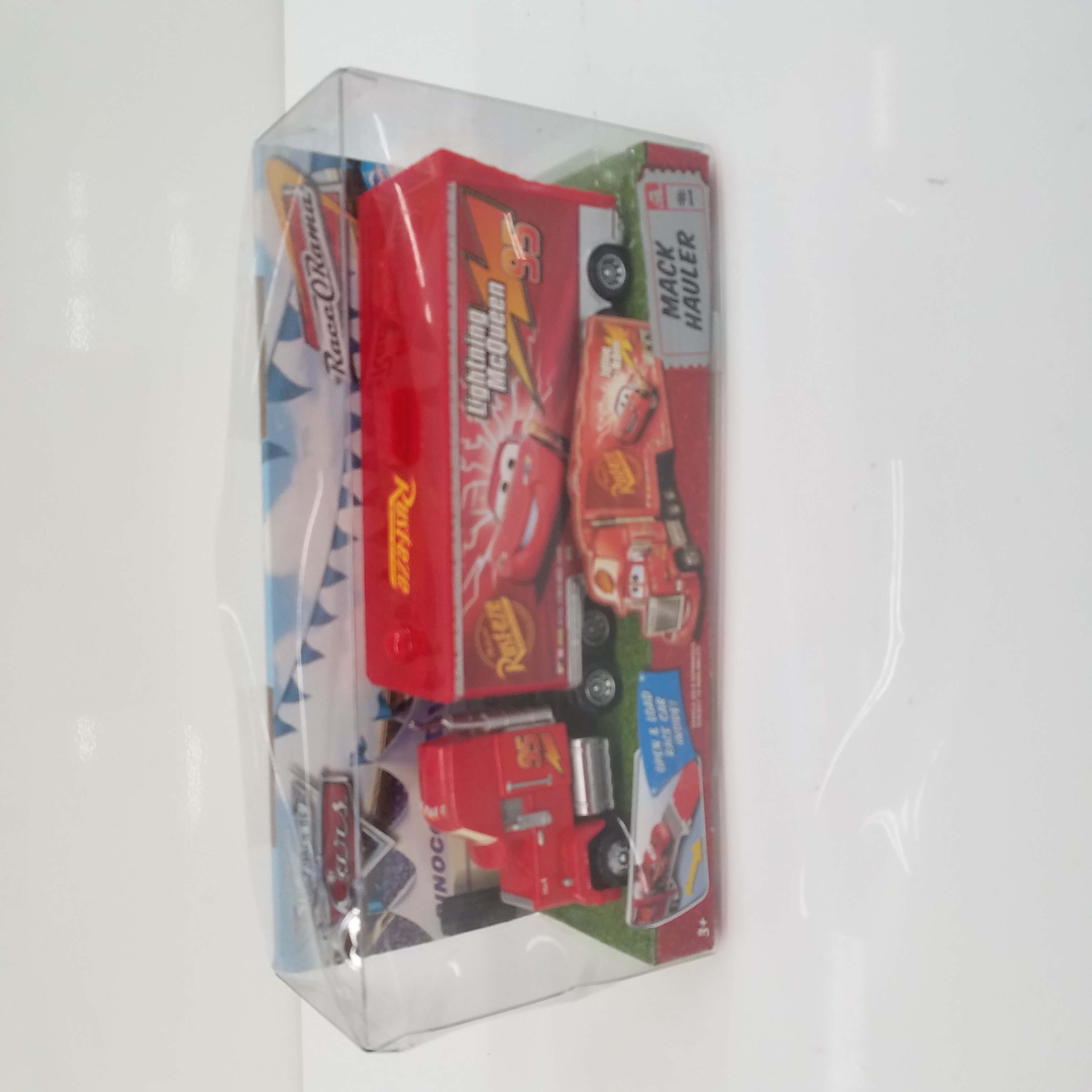 Buy the World Of Cars Mack Hauler #1 Rust-Eze Lightning McQueen 95 Race ...