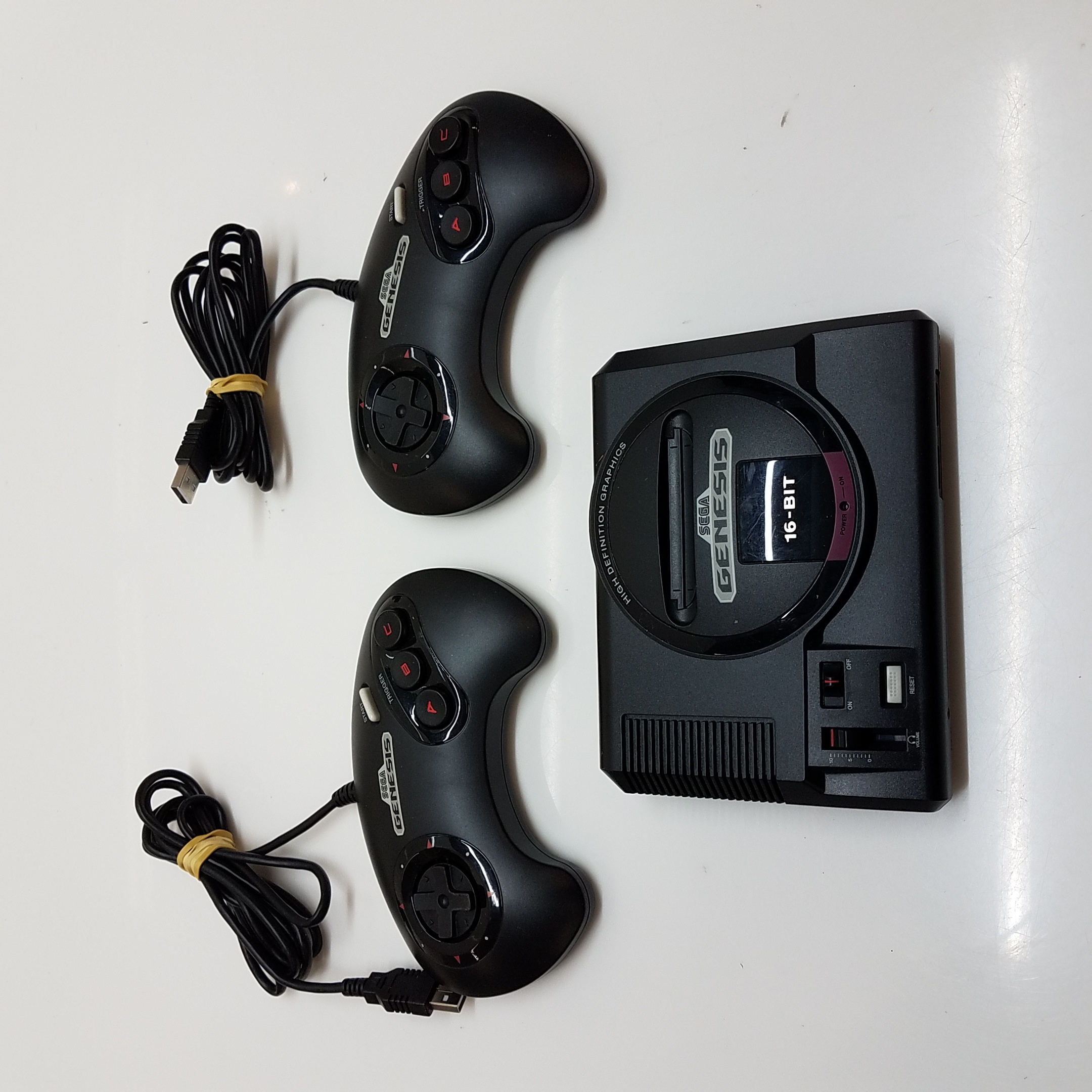 Buy the Sega Genesis Mini16 Bit MK-16000 With Controllers | GoodwillFinds