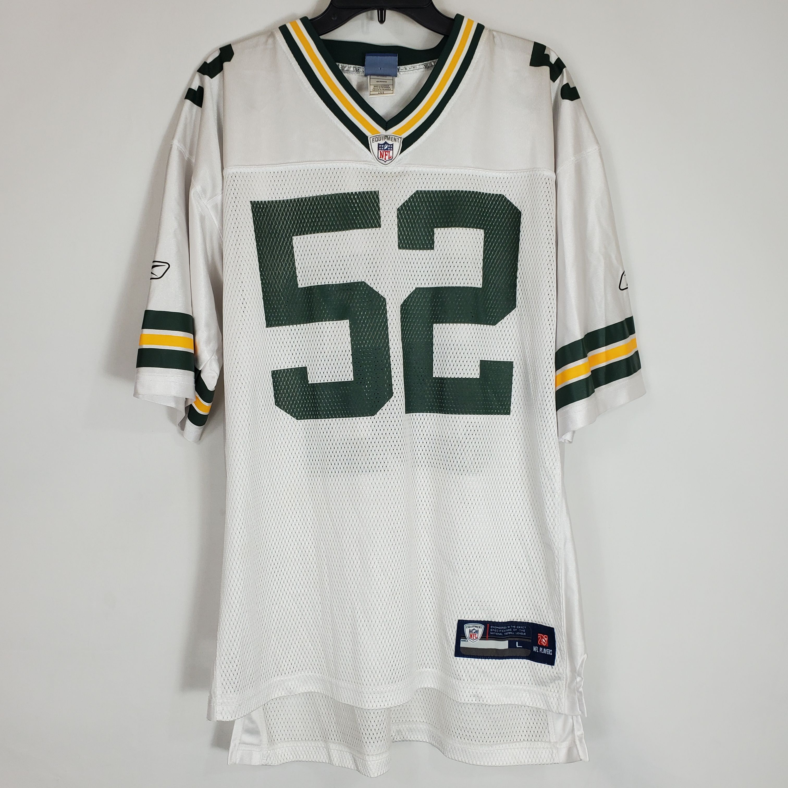 Buy the NFL Men White #52 Matthews Packers Jersey L