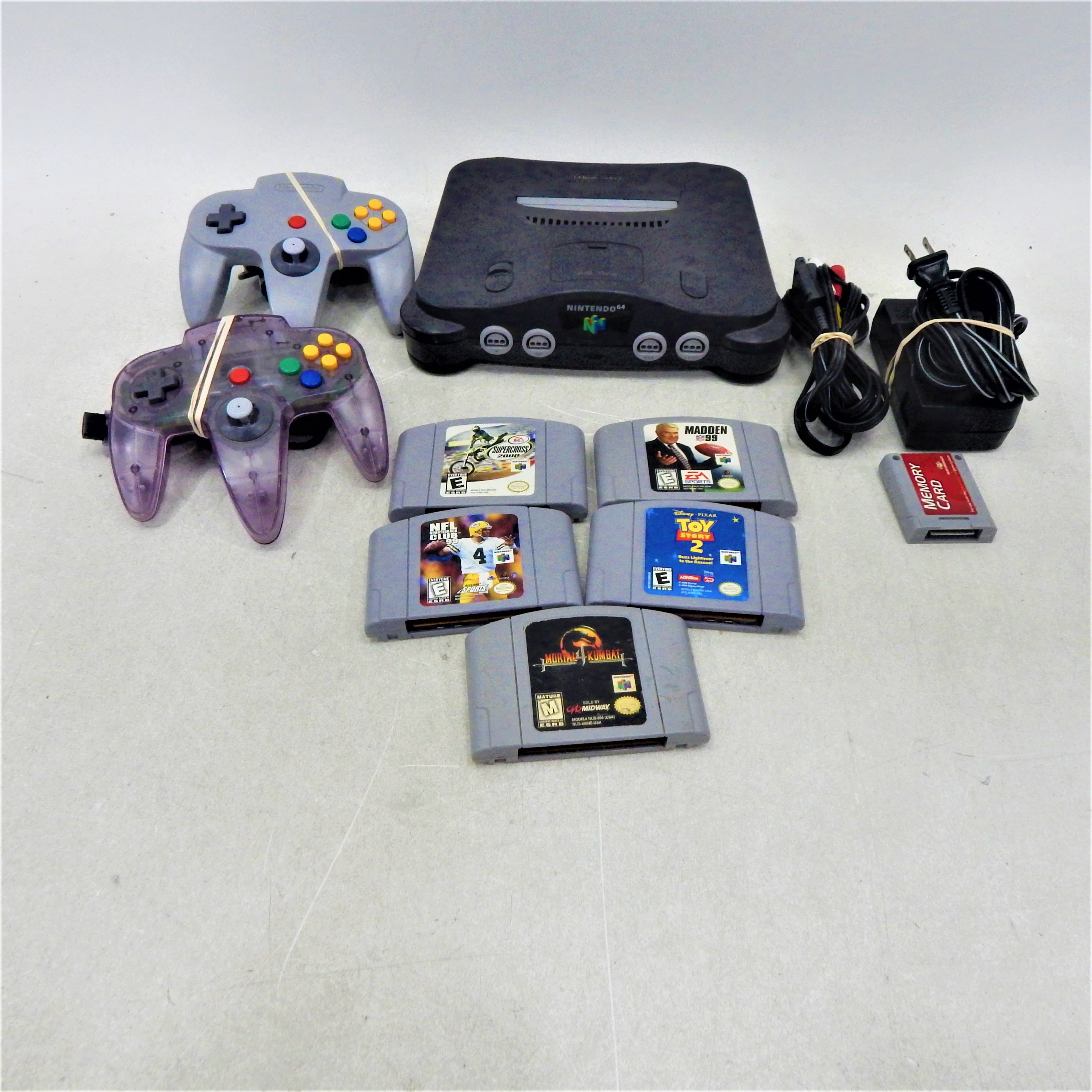 Buy the Nintendo Sixty Four W/ Five Games Mortal Kombat 4 | GoodwillFinds