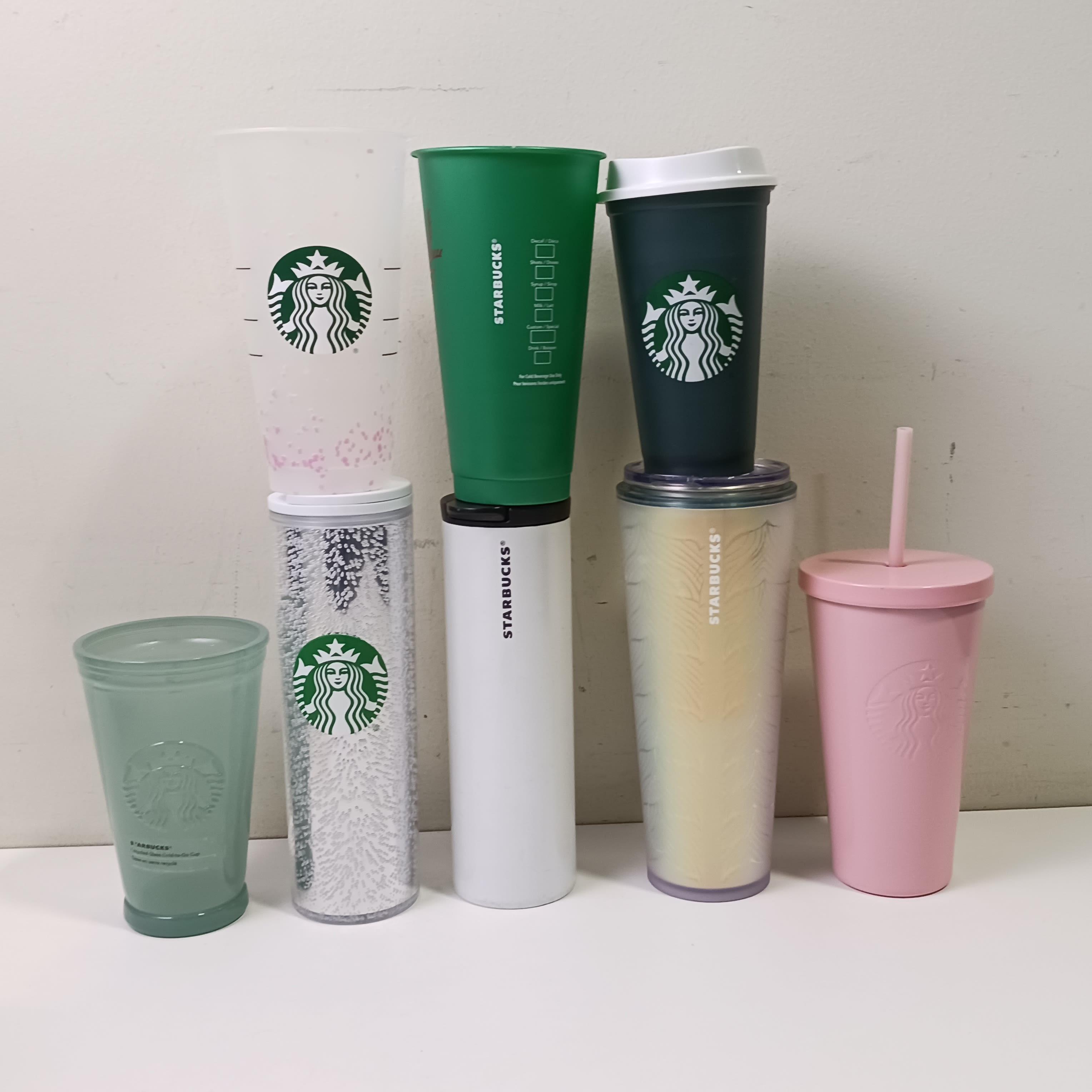 Buy The 8 Pc Bundle Of Assorted Starbucks Cups Goodwillfinds