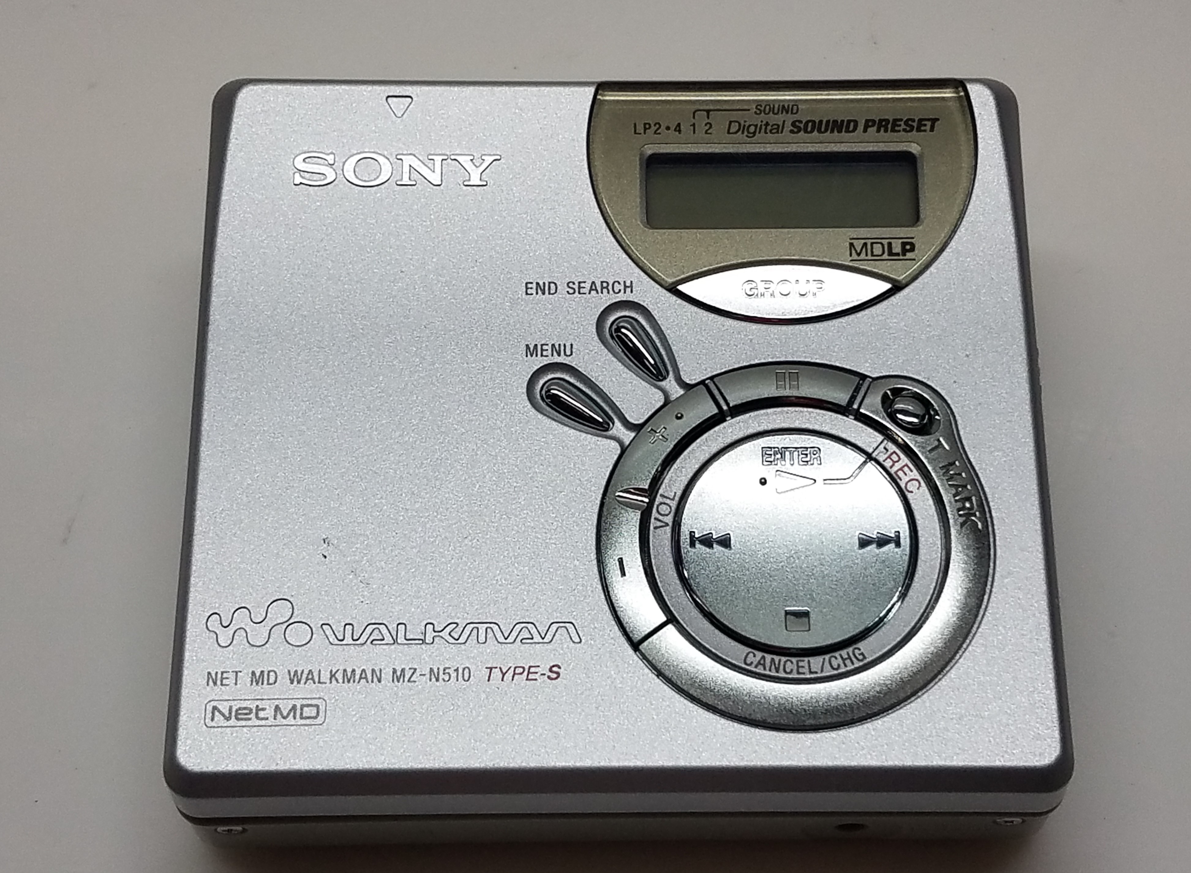 Buy the Sony Walkman Minidisc Player MD MZ-N510 Type S For Parts ...