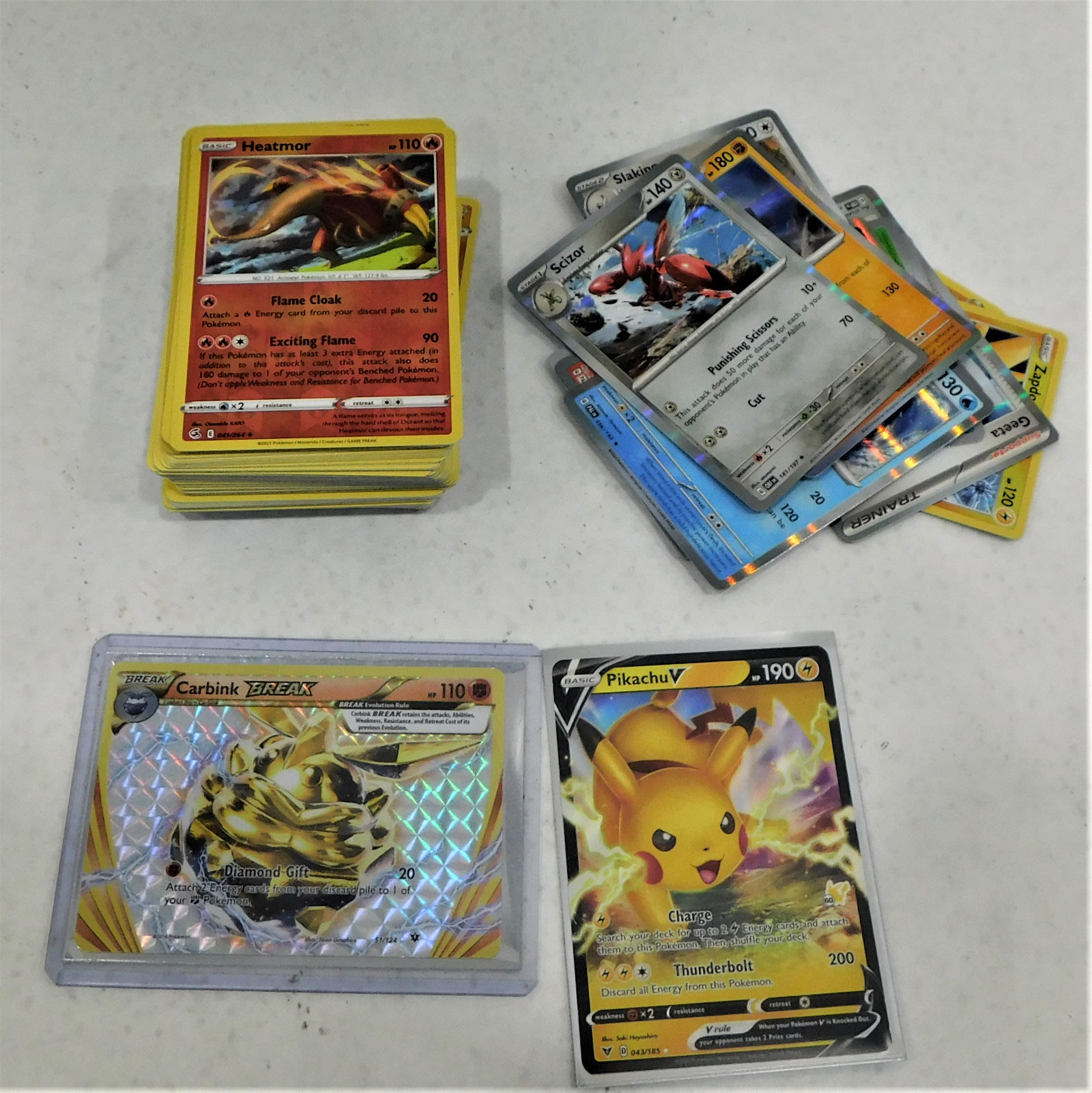 Buy the Pokemon TCG Lot of 100+ Cards Bulk with Holfoils and Rares ...