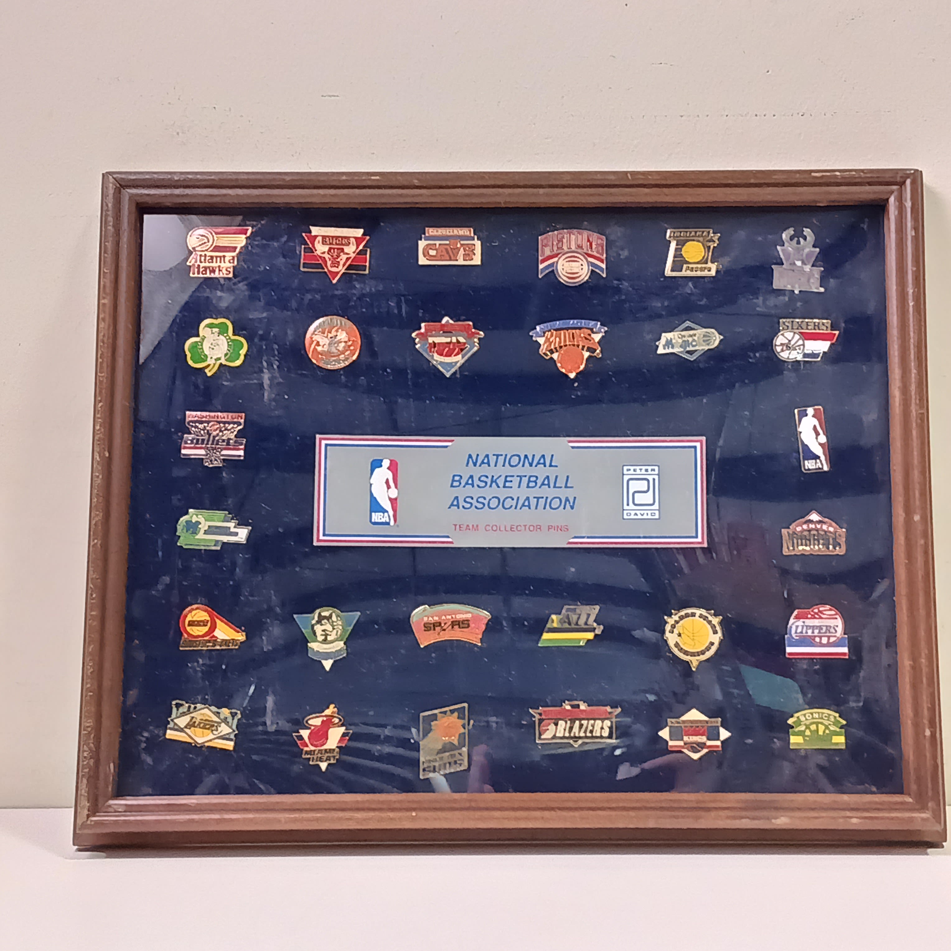 Buy Framed 1992 NBA Team Collector Pins by Peter David for USD 59.99 |  GoodwillFinds