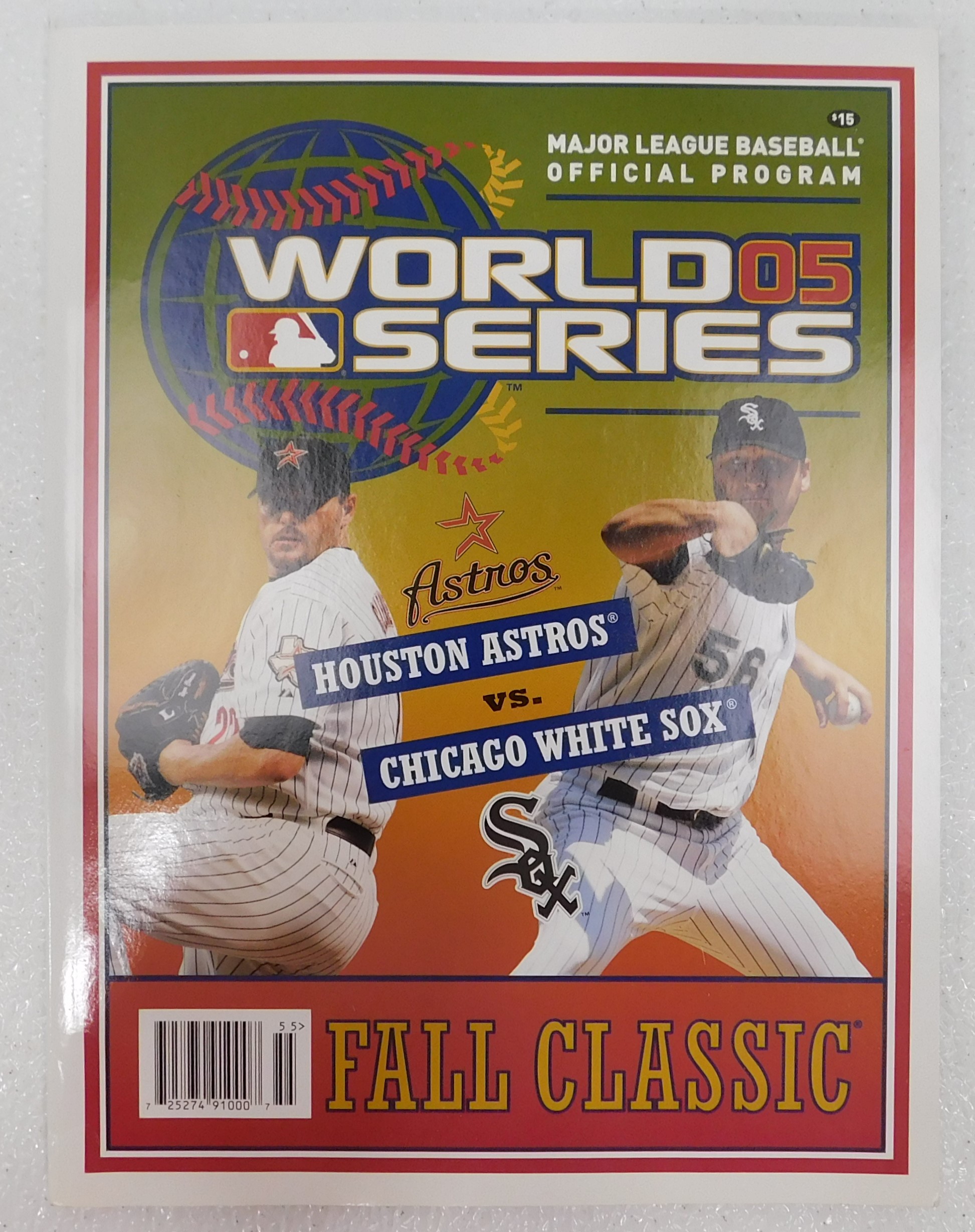 2005 MLB World Series program, Houston Astros vs. Chicago White Sox,  excellent