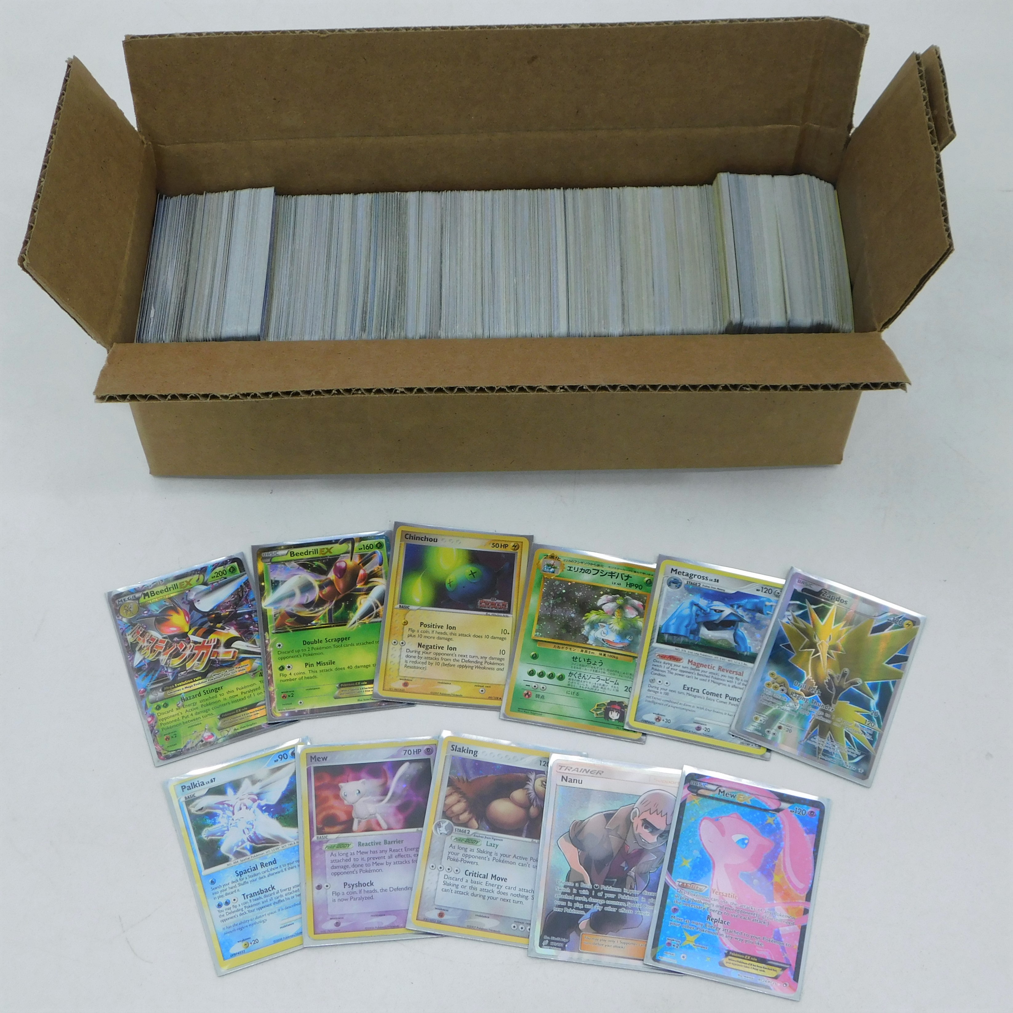 Buy the 4lbs of Pokemon Trading Cards Nanu Zapdos Mew | GoodwillFinds