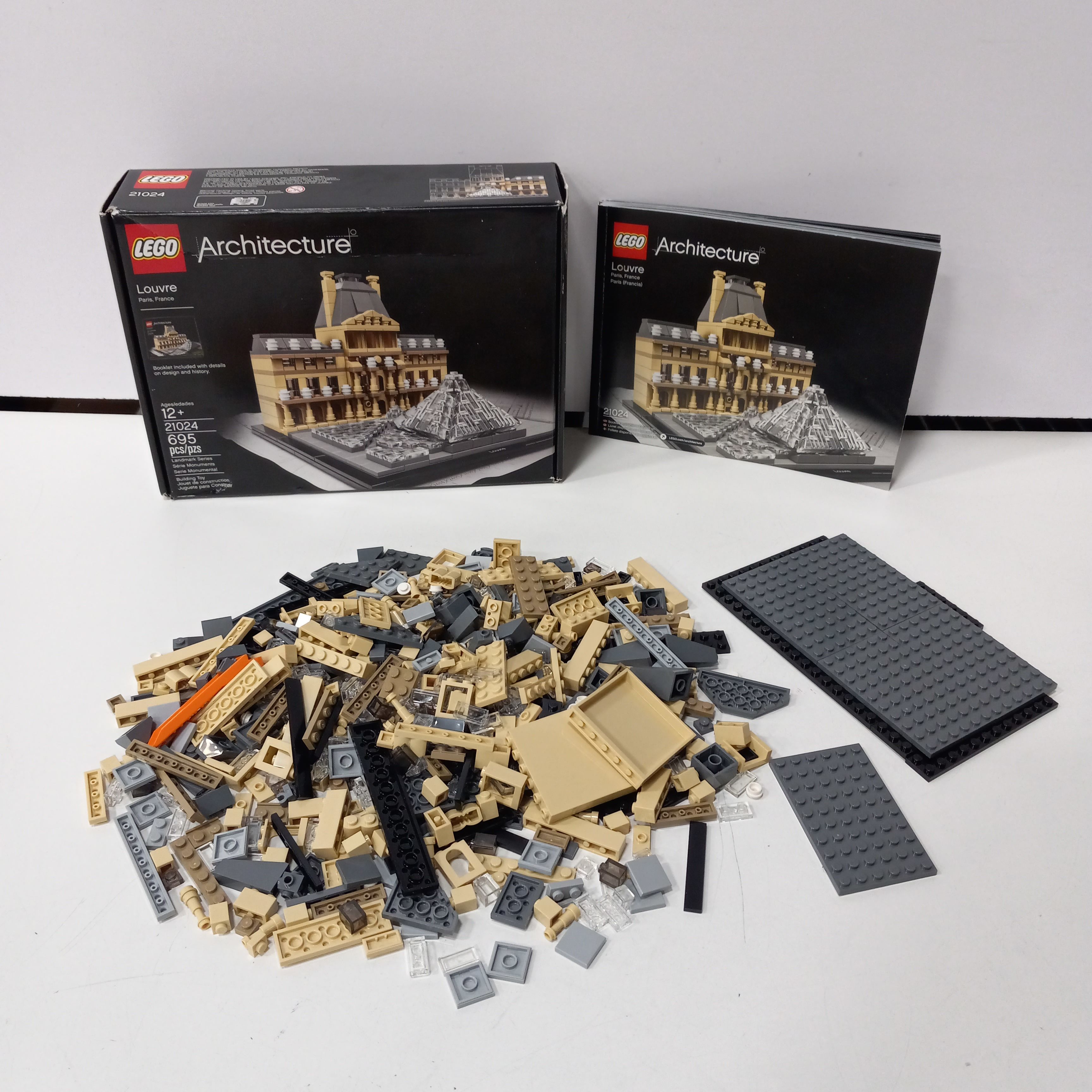 Buy the Lego Architecture Louvre Paris, France #21024 Building Kit IOB