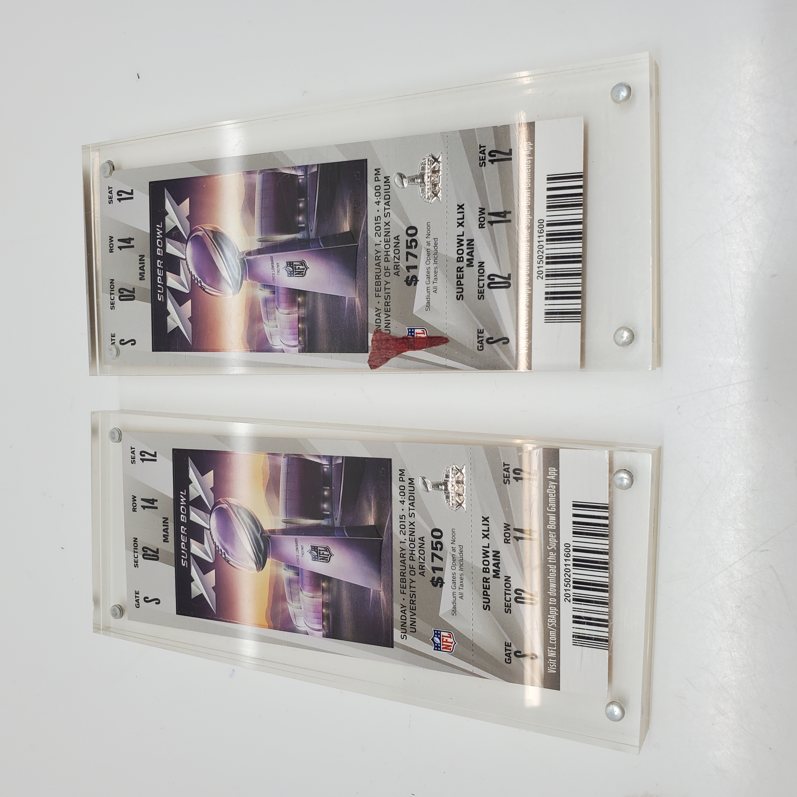 Buy the Pair of NFL Super Bowl XLIX Tickets