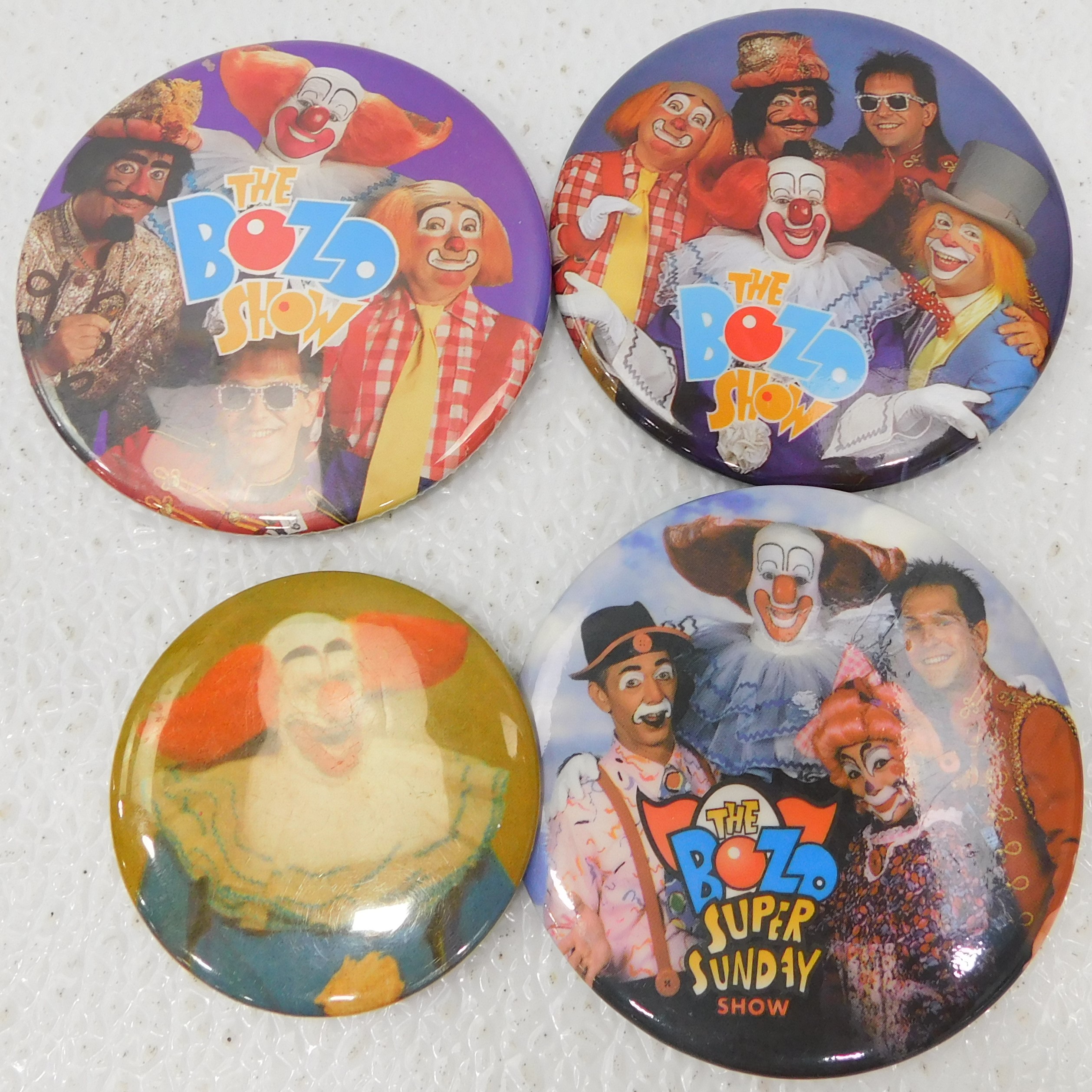 Buy the VTG Bozo The Clown Show Pin Back Buttons Larry Harmon ...