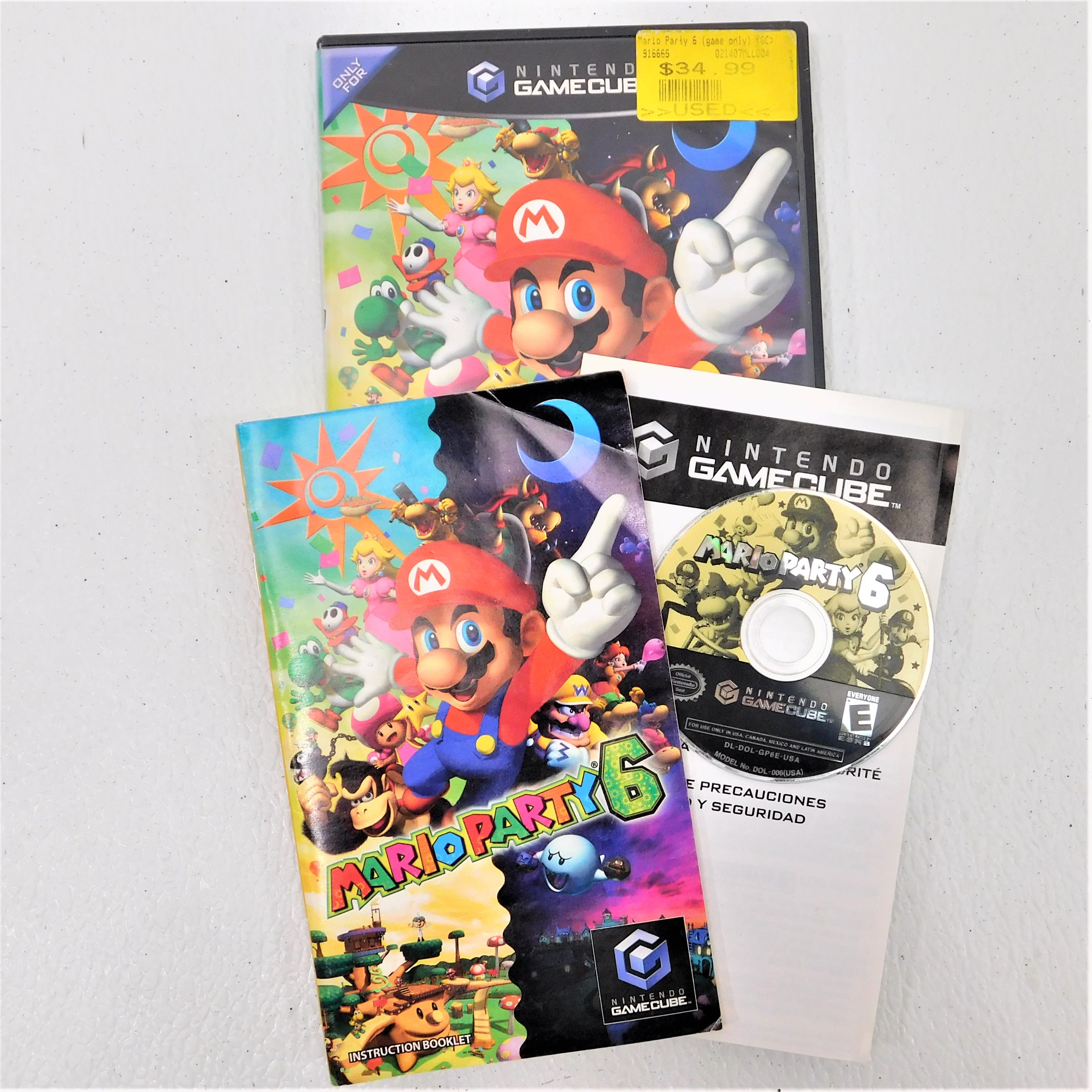 Buy The Mario Party 6 Nintendo GameCube CIB | GoodwillFinds