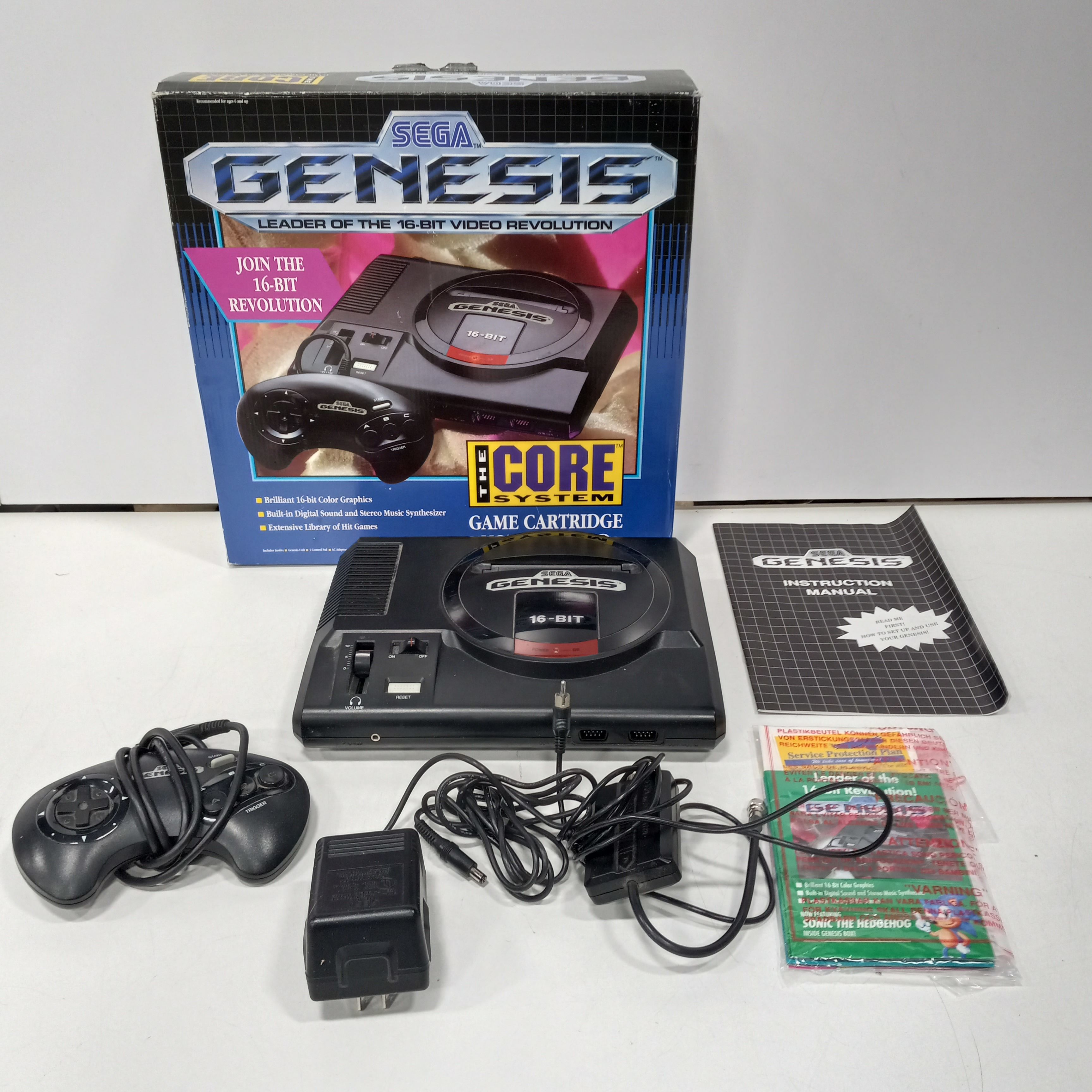 Buy the Vintage Sega Genesis Core System In Original Box | GoodwillFinds