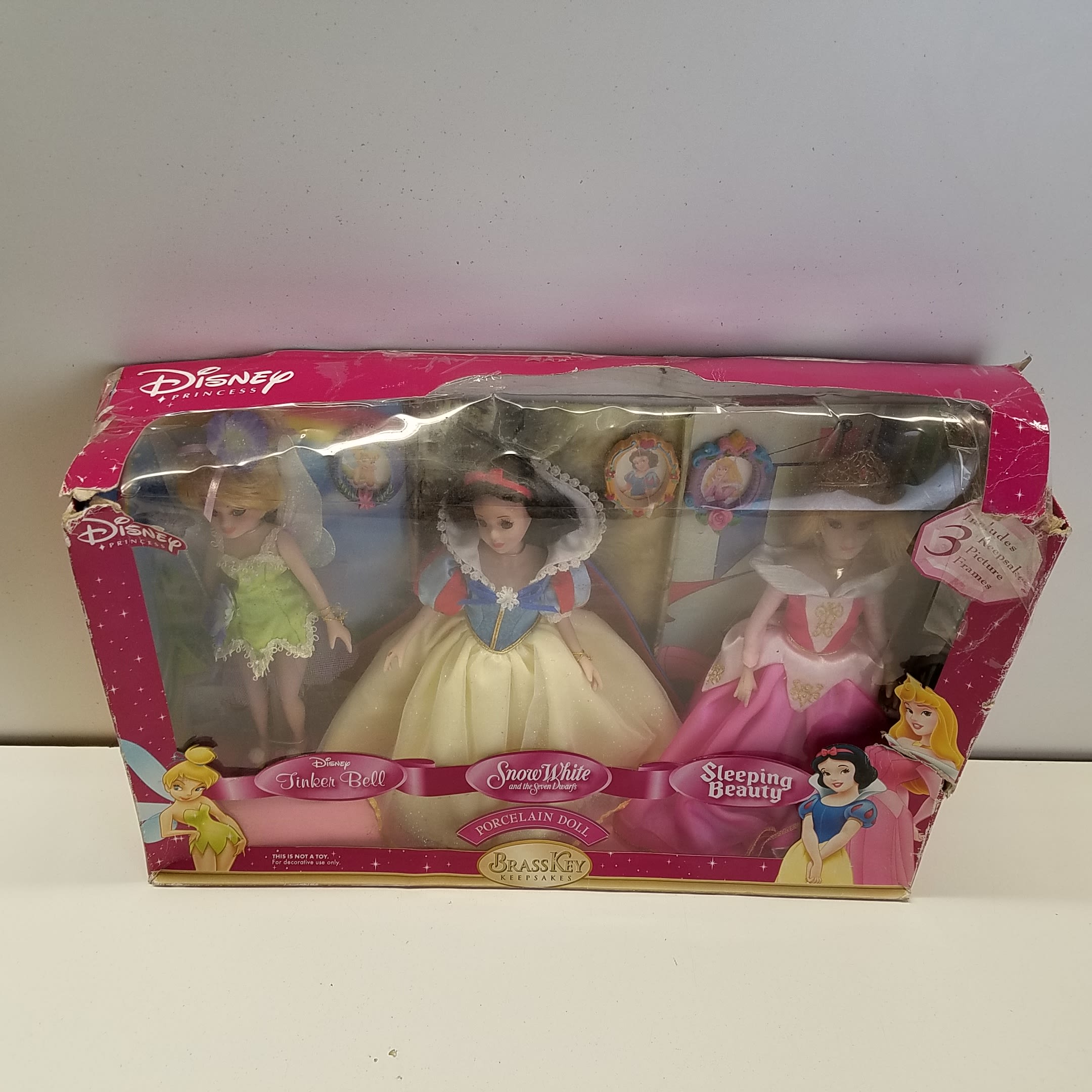 Buy the Disney Princess Brass Key Keepsakes Porcelain Dolls 779607