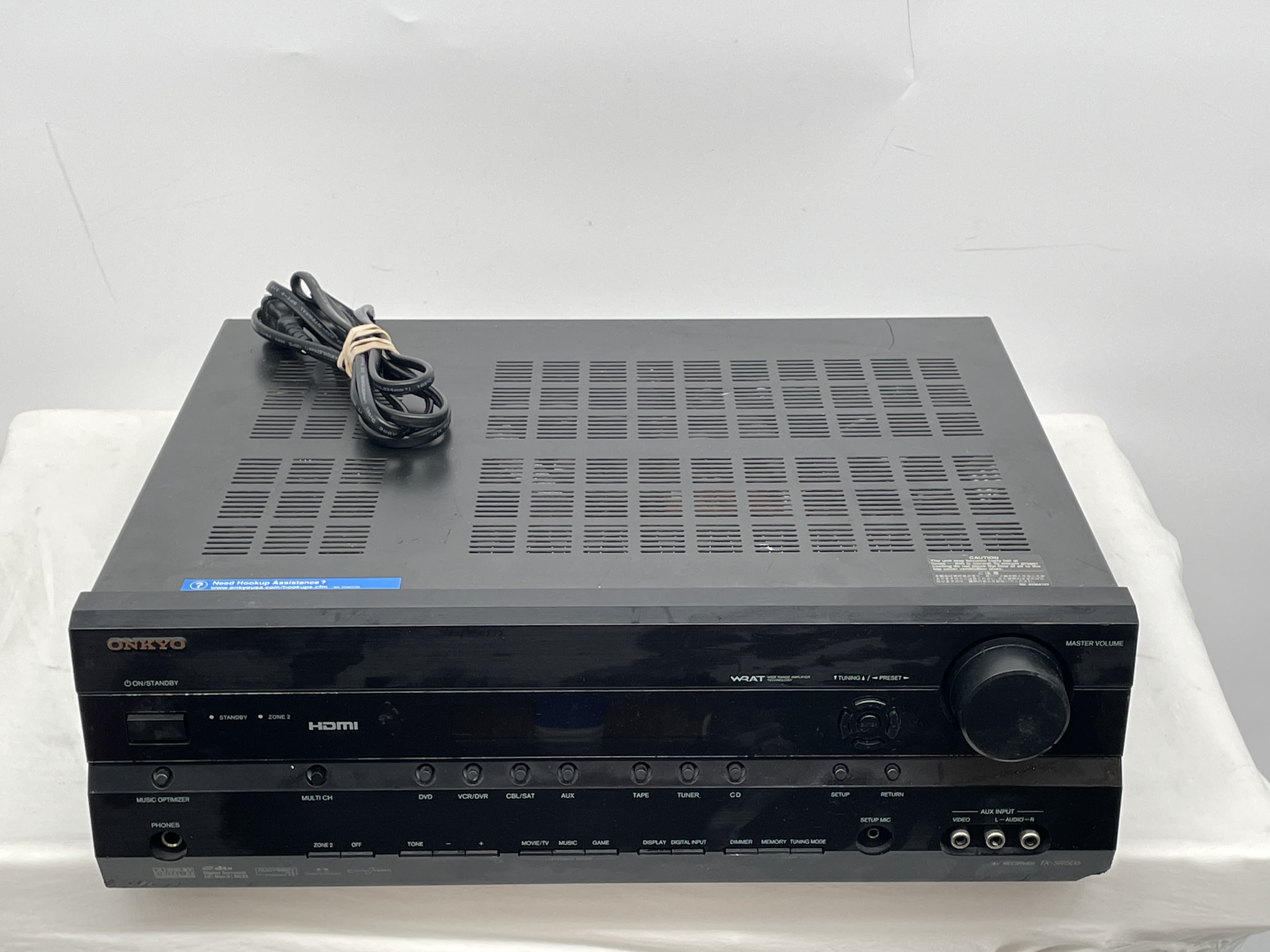 Buy the Onkyo TXSR506 Black Digital Theater Surround Sound AV Receiver