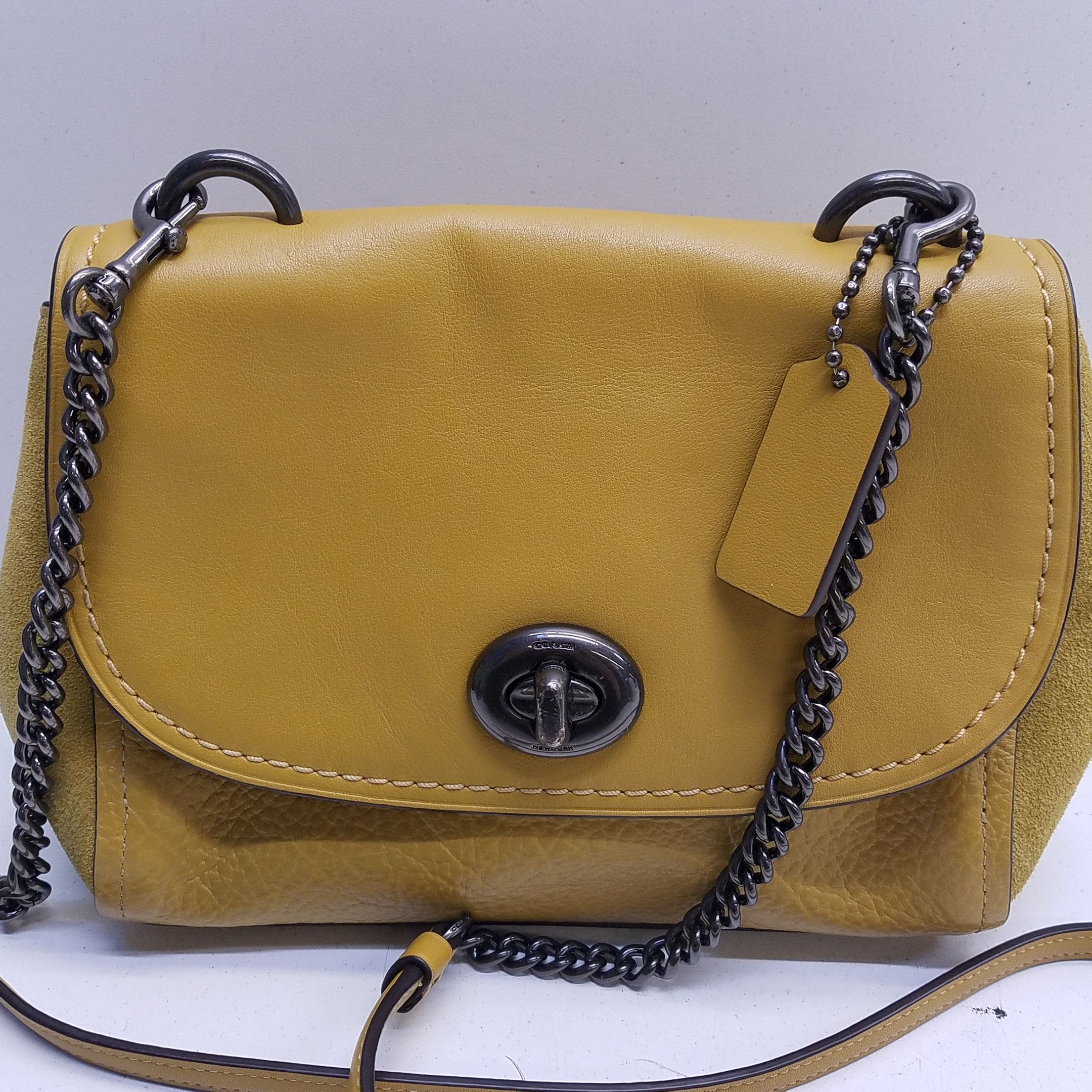 Buy Coach Leather Faye Crossbody Mustard for USD 39.99 GoodwillFinds