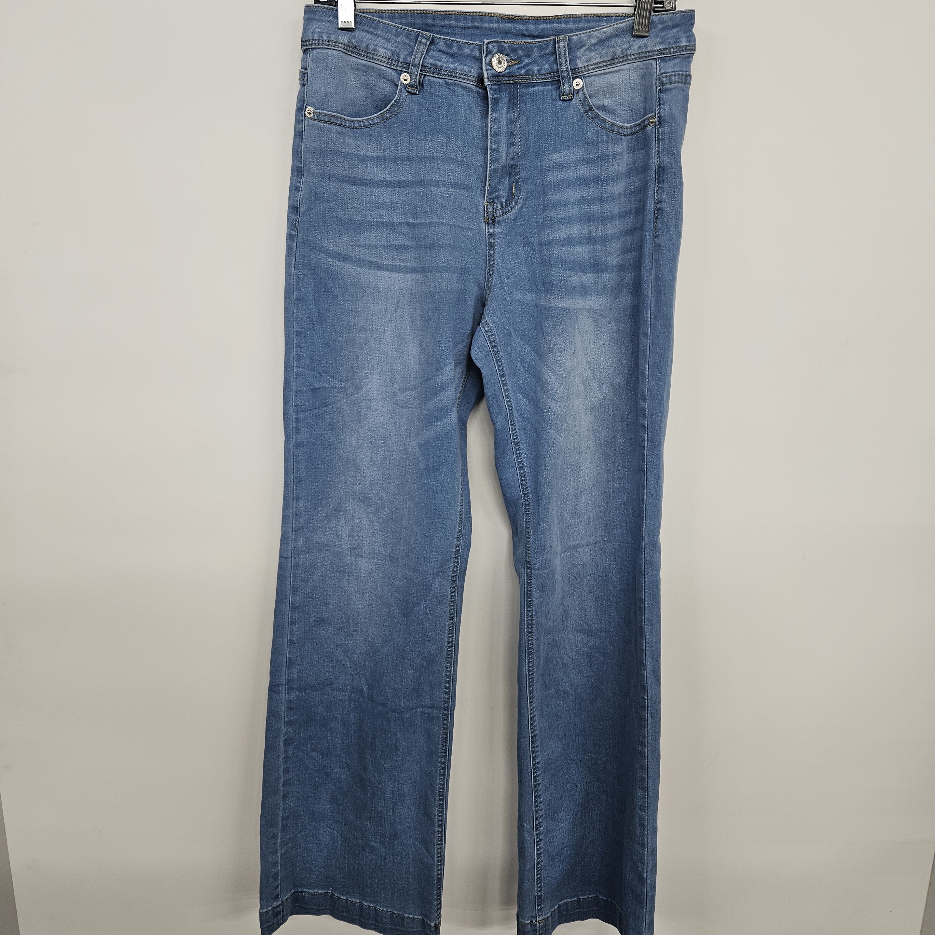 Buy Mid Rise Wide Bootcut Jeans for USD 17.00 | GoodwillFinds