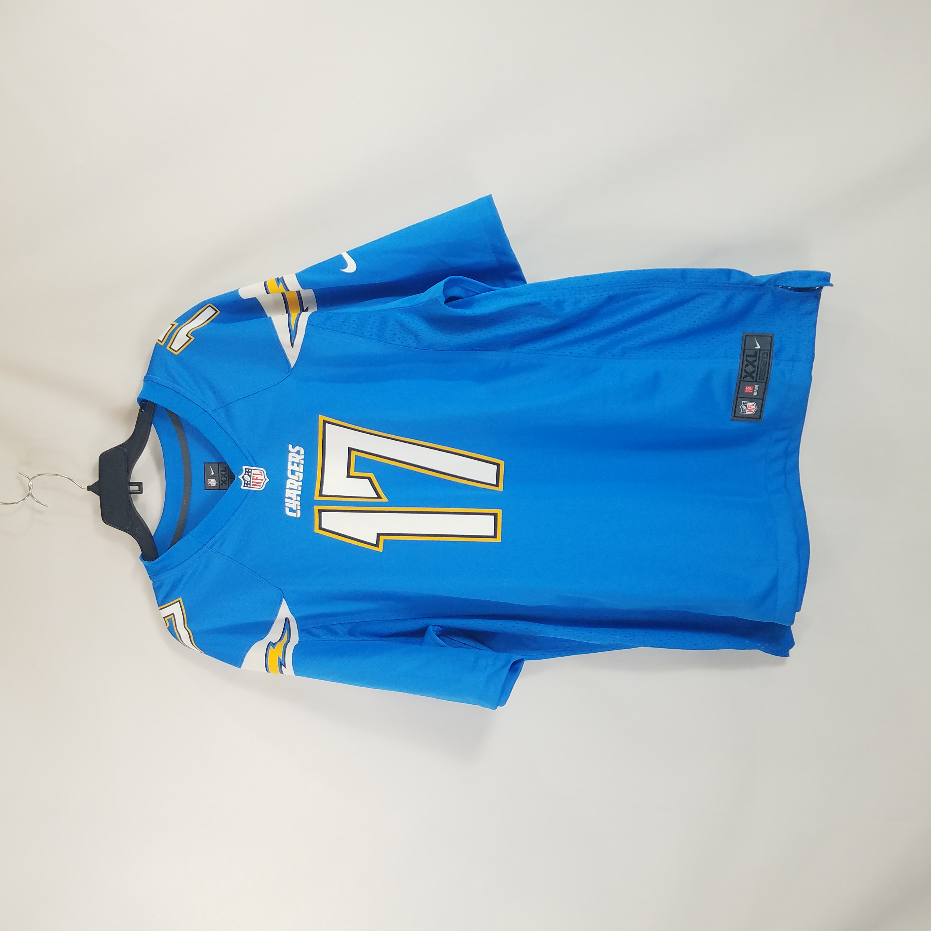 NFL Team Apparel Philip Rivers #17 Los Angeles Chargers Jersey Youth Size S  (8)