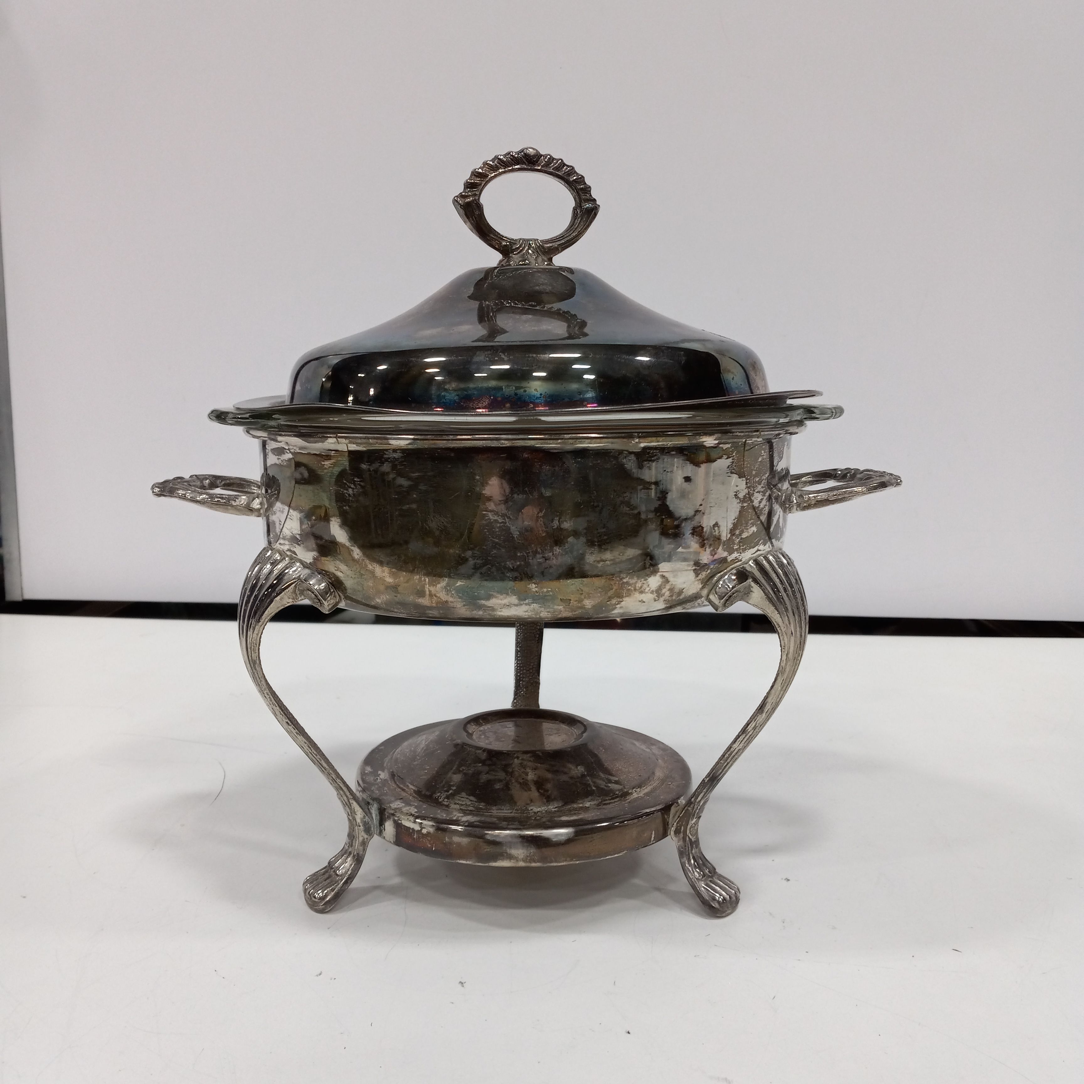 Buy the Anchor Hocking Chafing Dish | GoodwillFinds