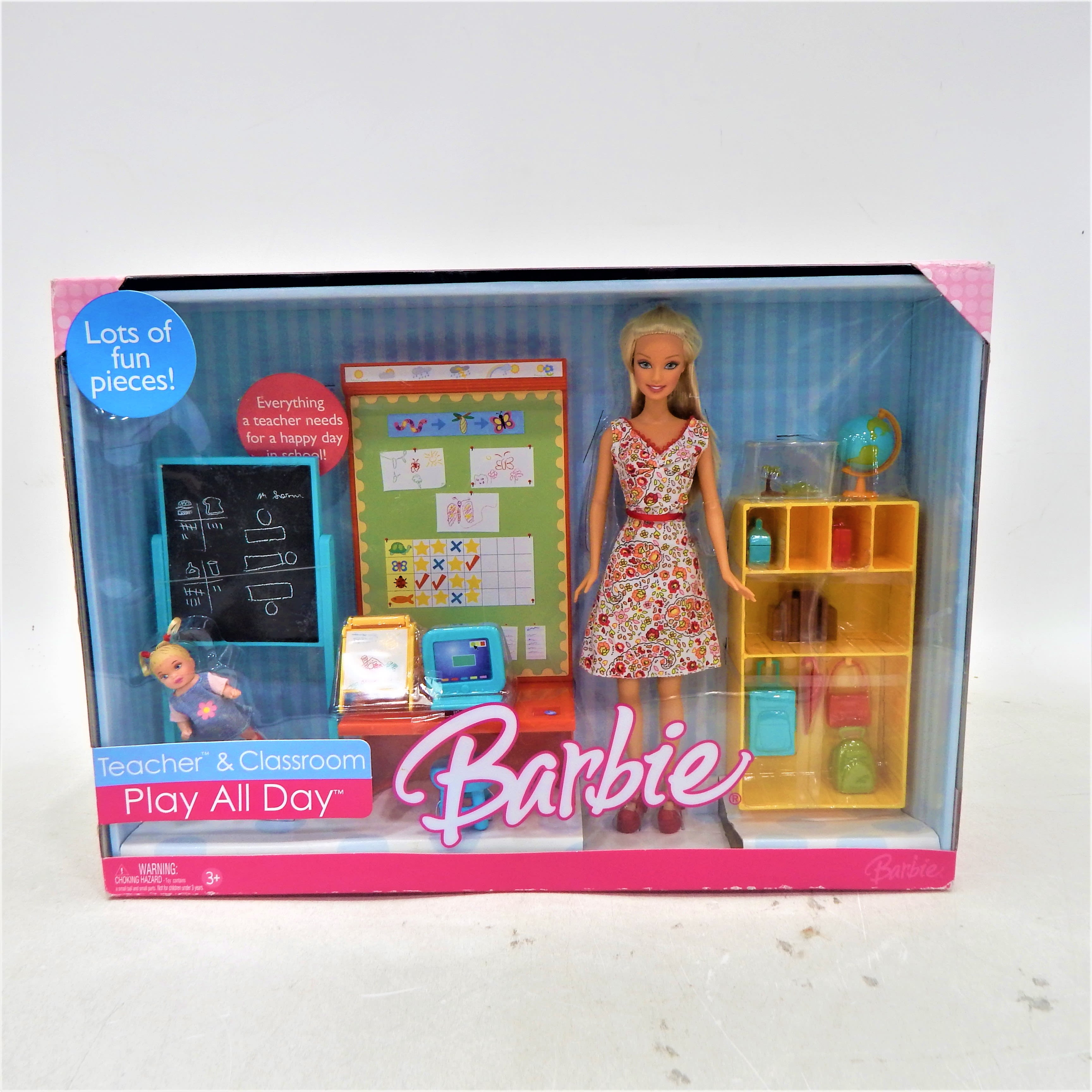 Barbie classroom best sale playset