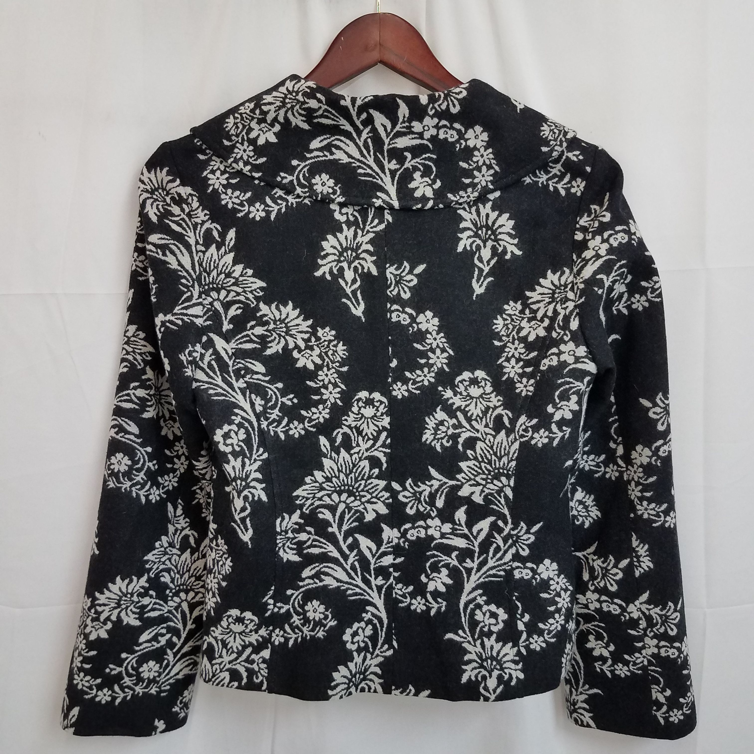 Buy the Pendleton black and gray damask floral wool button up