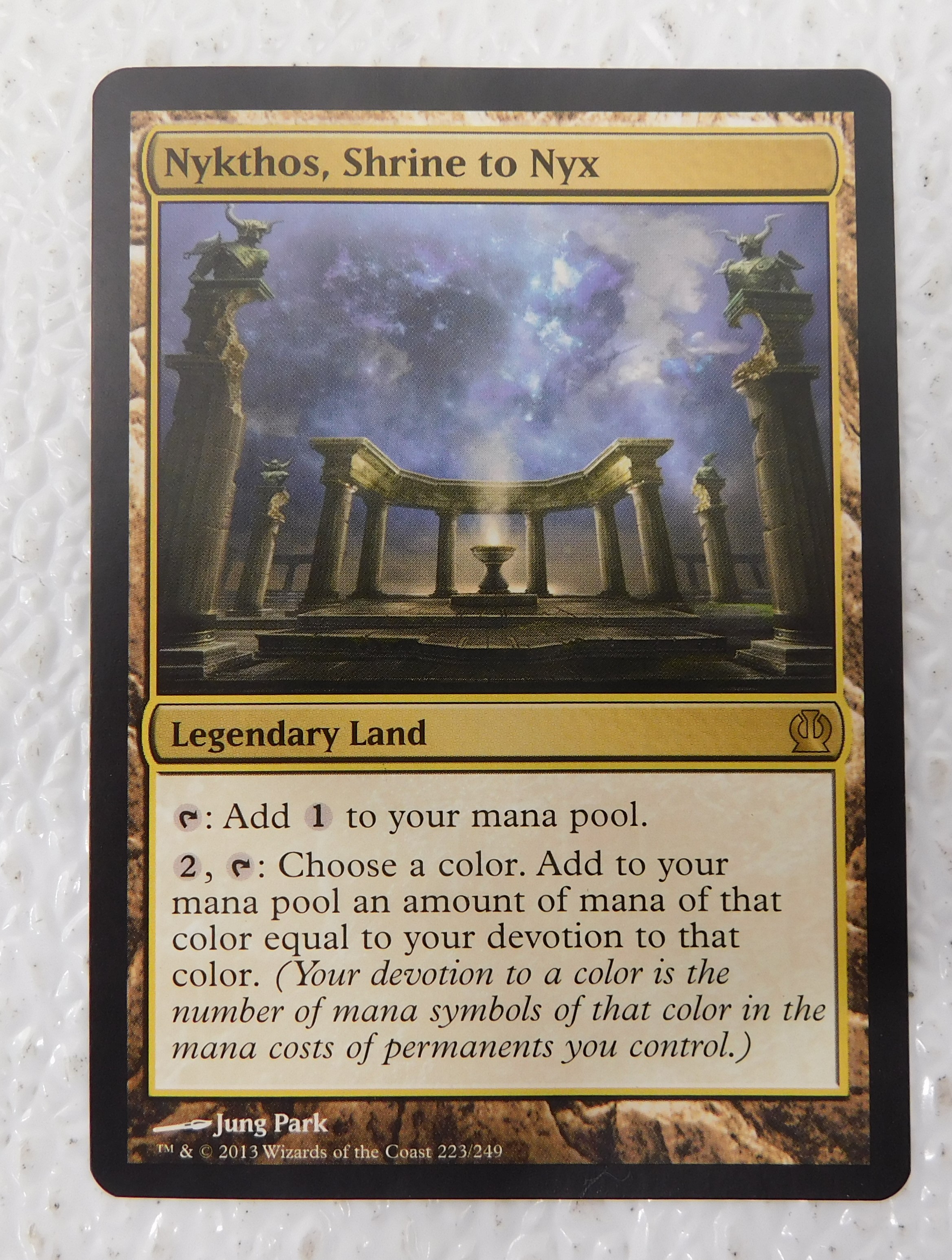 Buy the Magic: The Gathering - Nykthos Shrine To NYX | GoodwillFinds