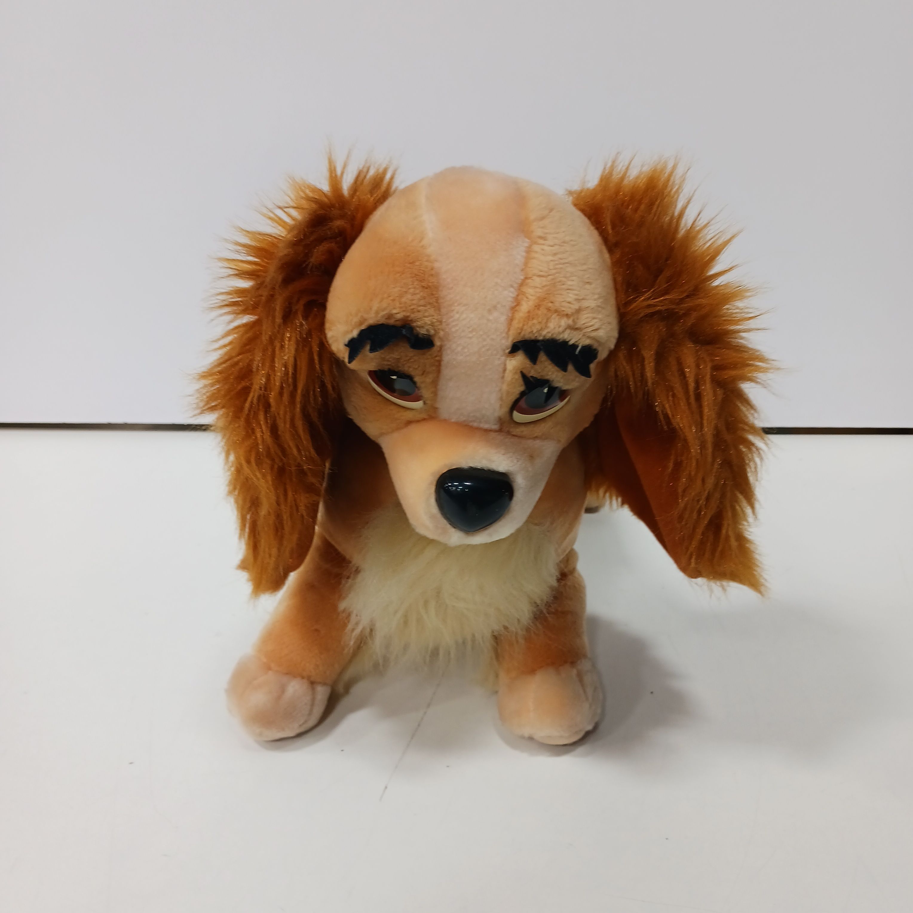 Disney Store Lady Plush Lady and the Tramp 14 Stuffed Animal Plush Toy  Vintage for Kids 